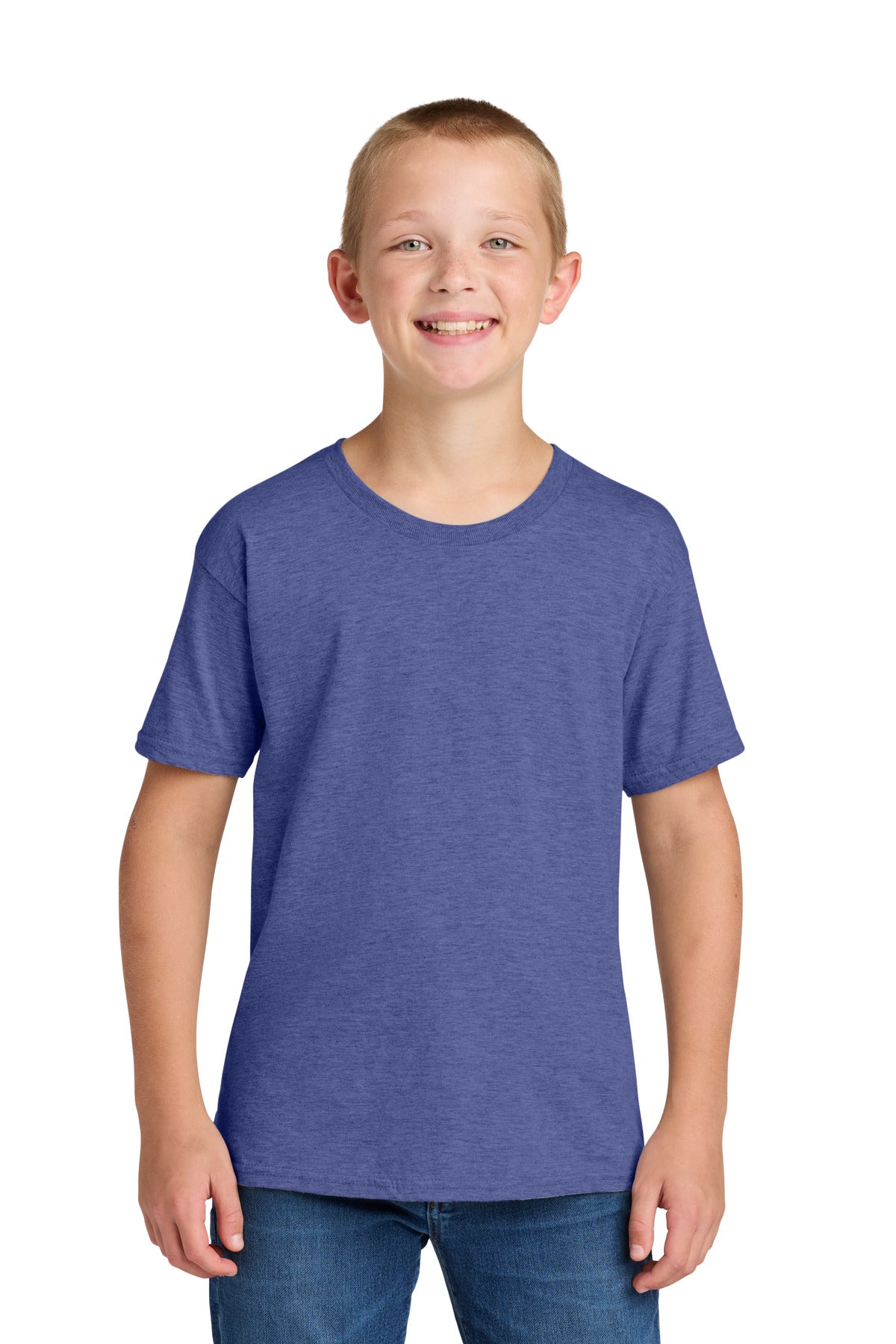Jerzees Classics Youth Cotton T-Shirt 363Y - Retro Heather Purple - front