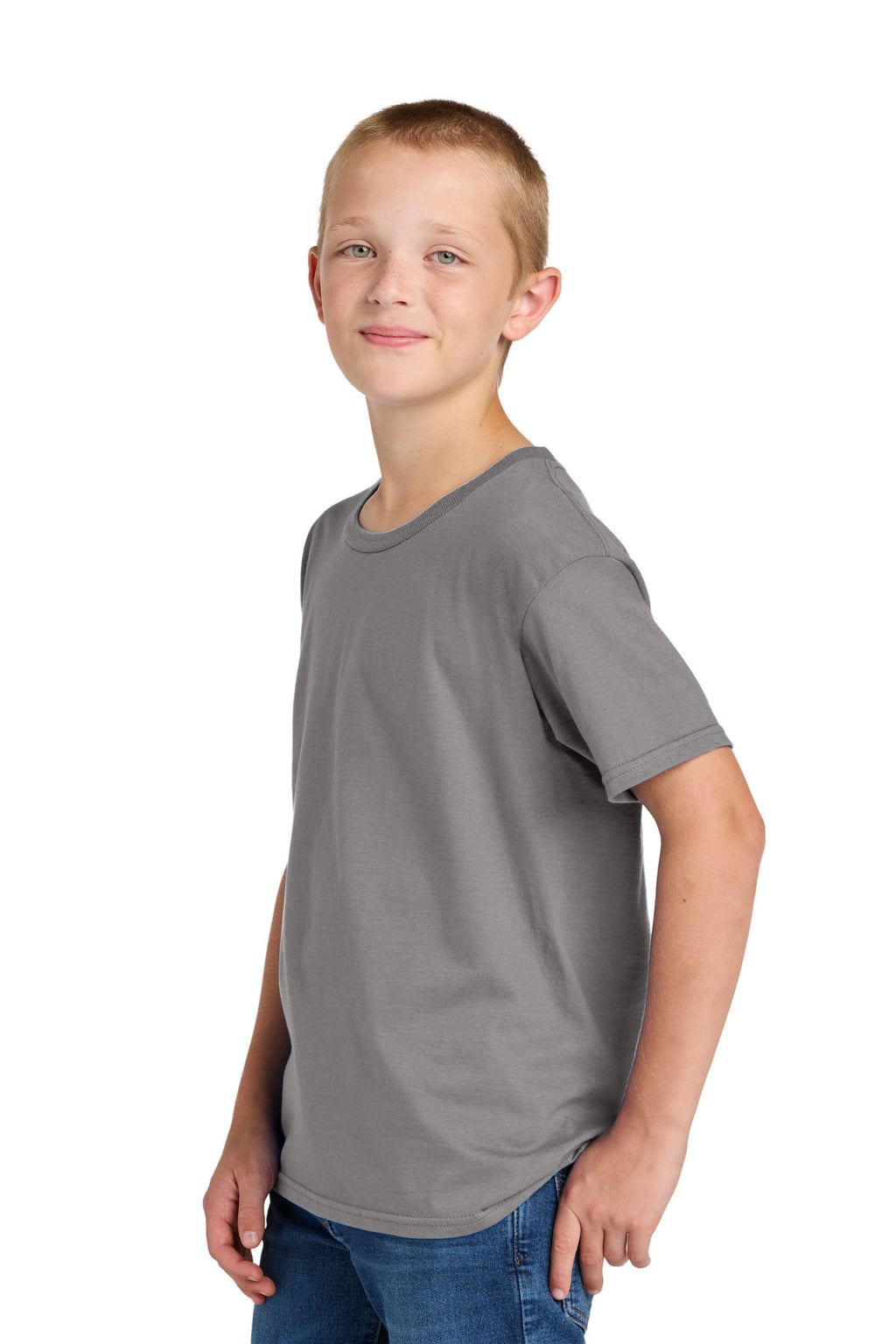 Jerzees Classics Youth Cotton T-Shirt 363Y - Rock - side