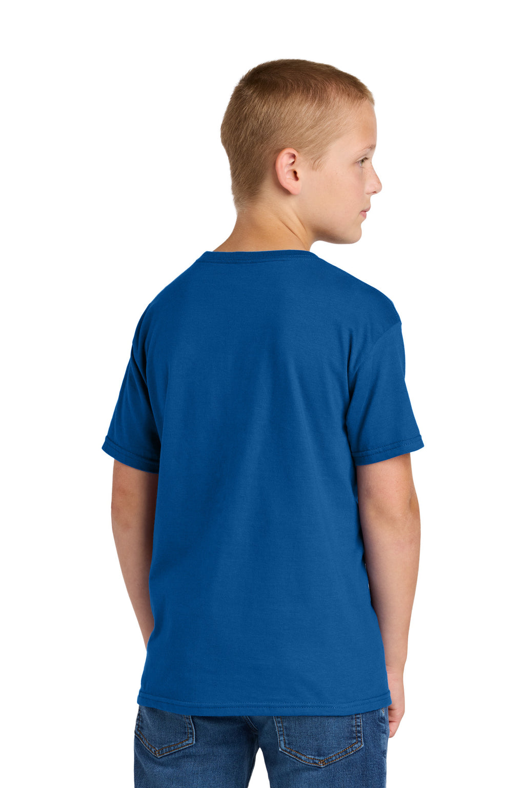 Jerzees Classics Youth Cotton T-Shirt 363Y - Royal - back