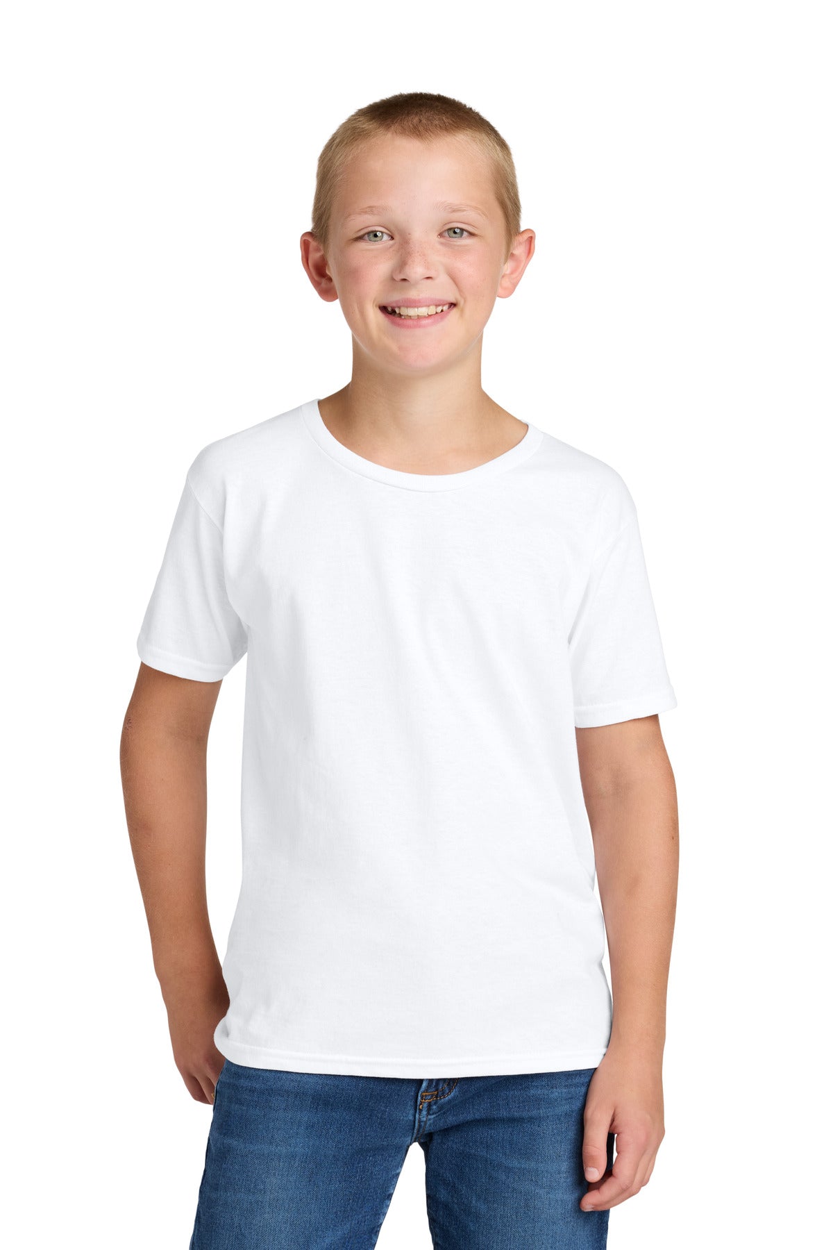 Jerzees Classics Youth Cotton T-Shirt 363Y - White - front