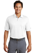 DISCONTINUED Nike Dri-FIT Pebble Texture Polo. 373749 - White - front