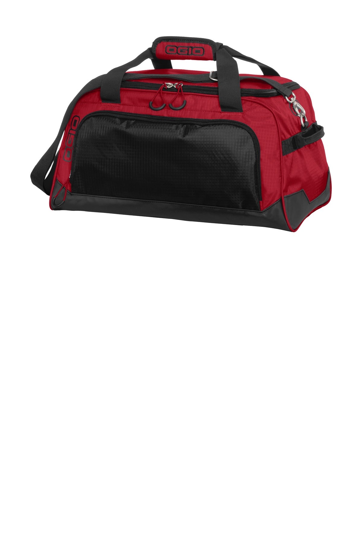 OGIO Breakaway Duffel. 411095 - Ripped Red/ Black - front