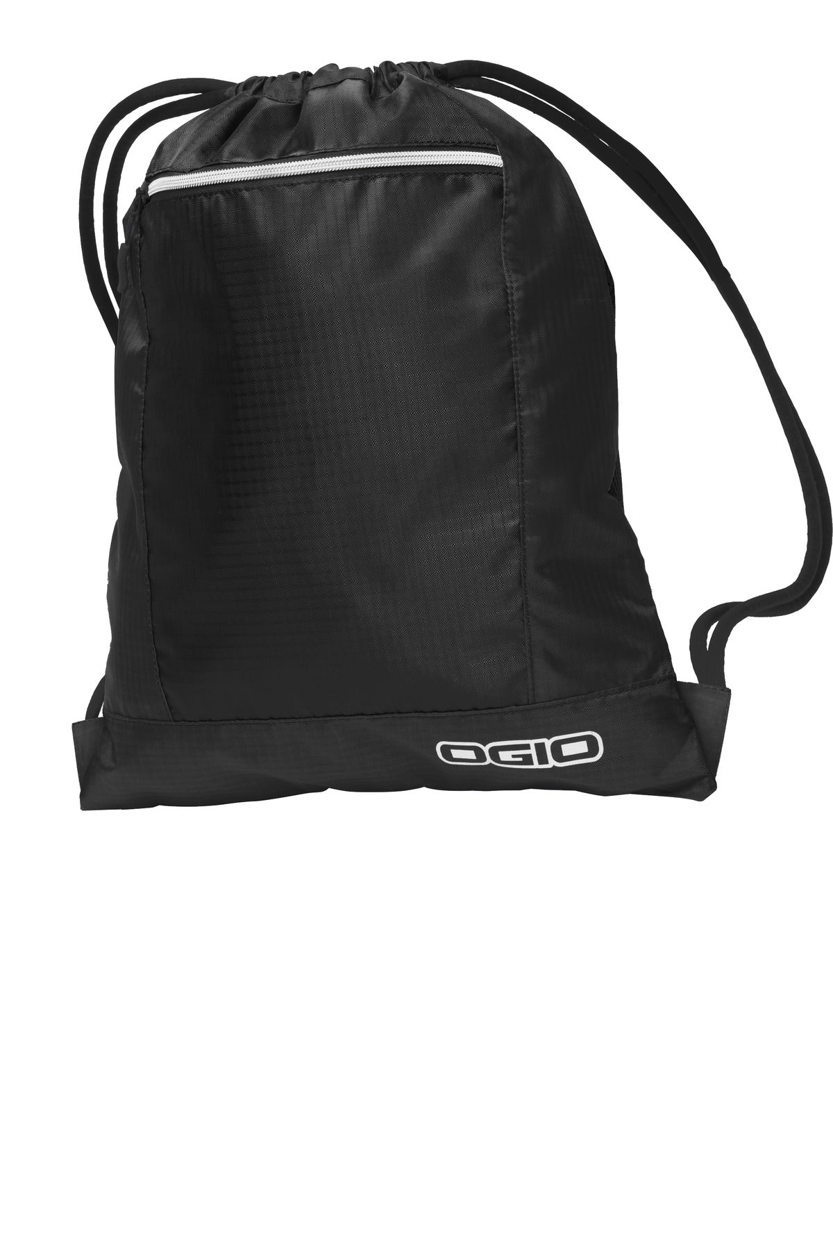 OGIO Pulse Cinch Pack. 412045 - Black - front
