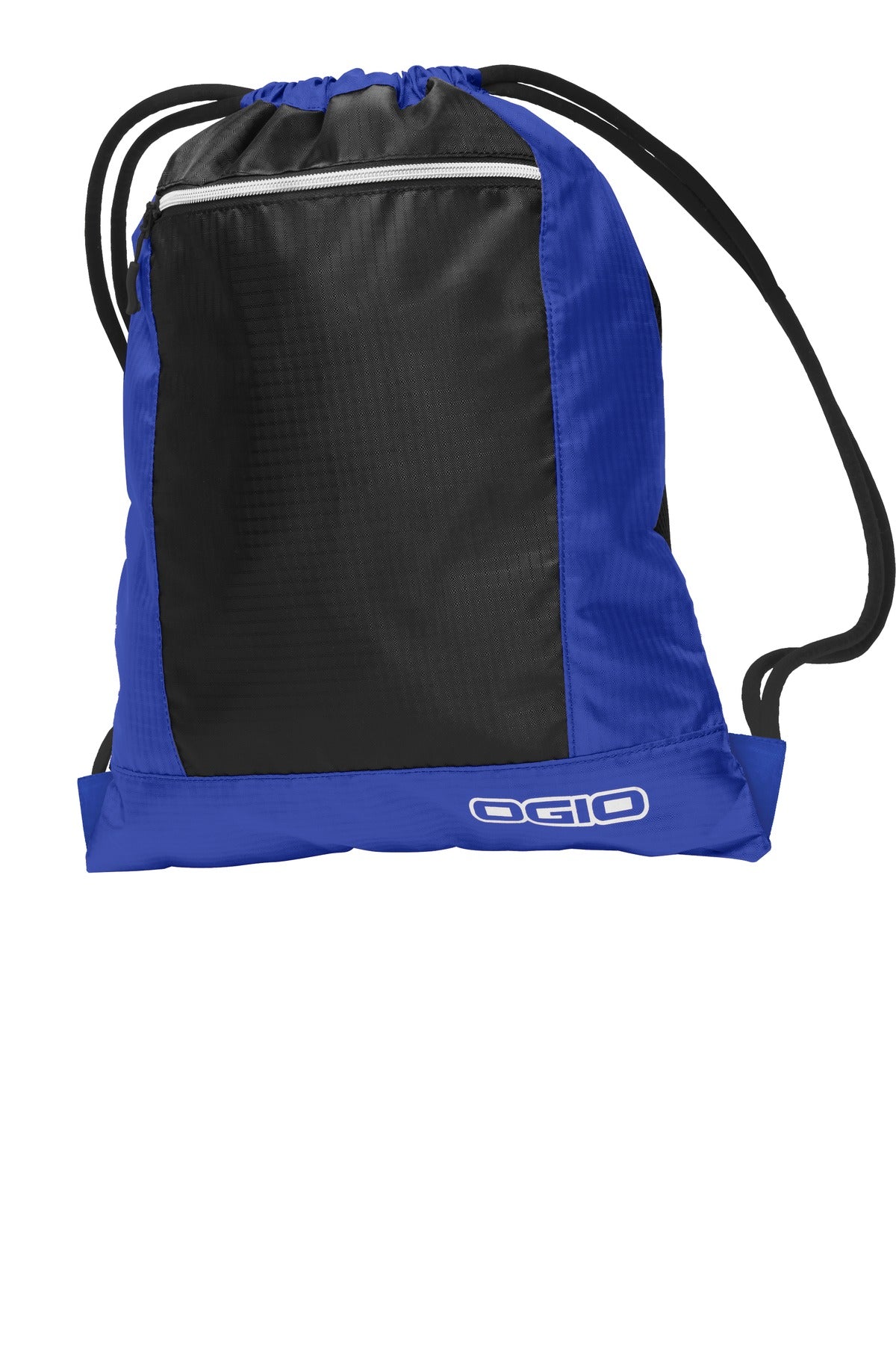 OGIO Pulse Cinch Pack. 412045 - Cobalt Blue/ Black - front