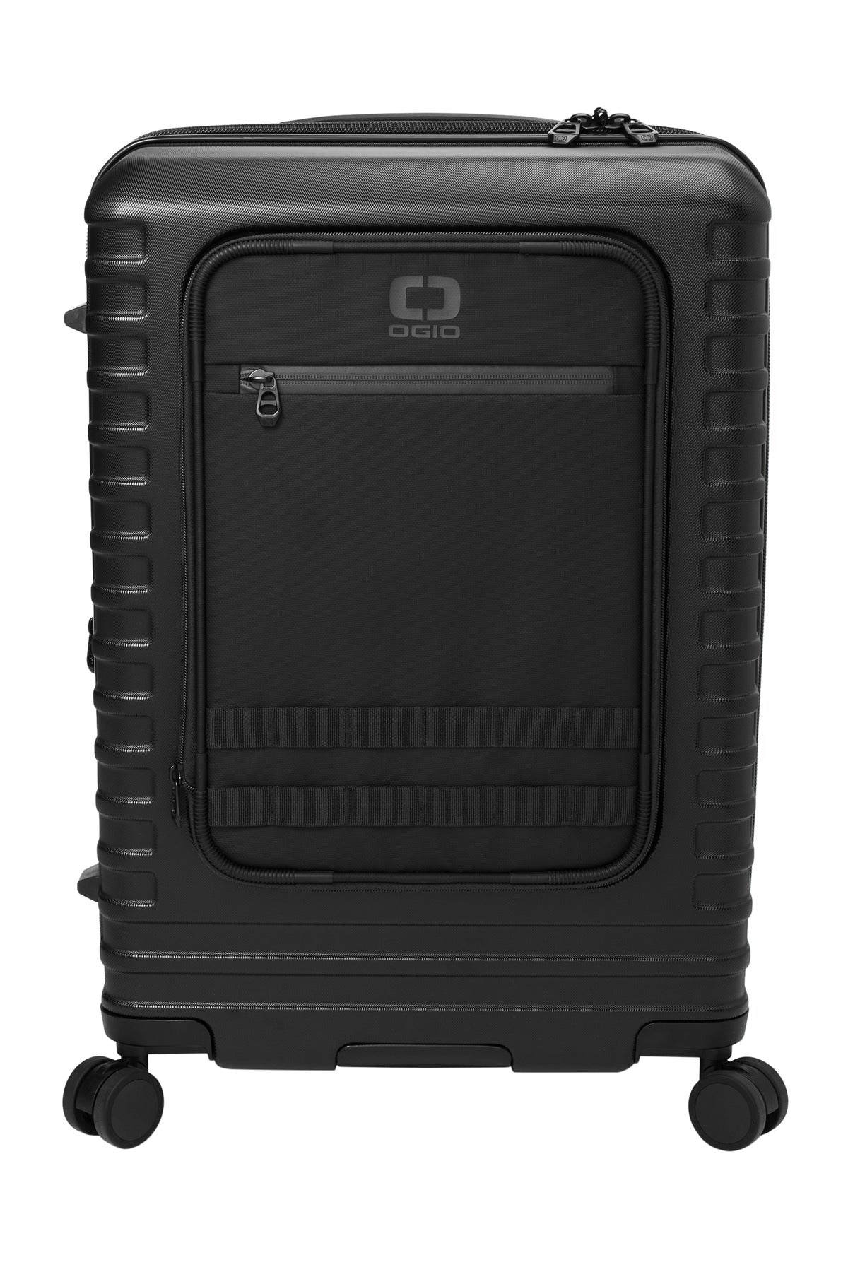 OGIO Utilitarian Medium Checked Spinner 413012 - Blacktop - front