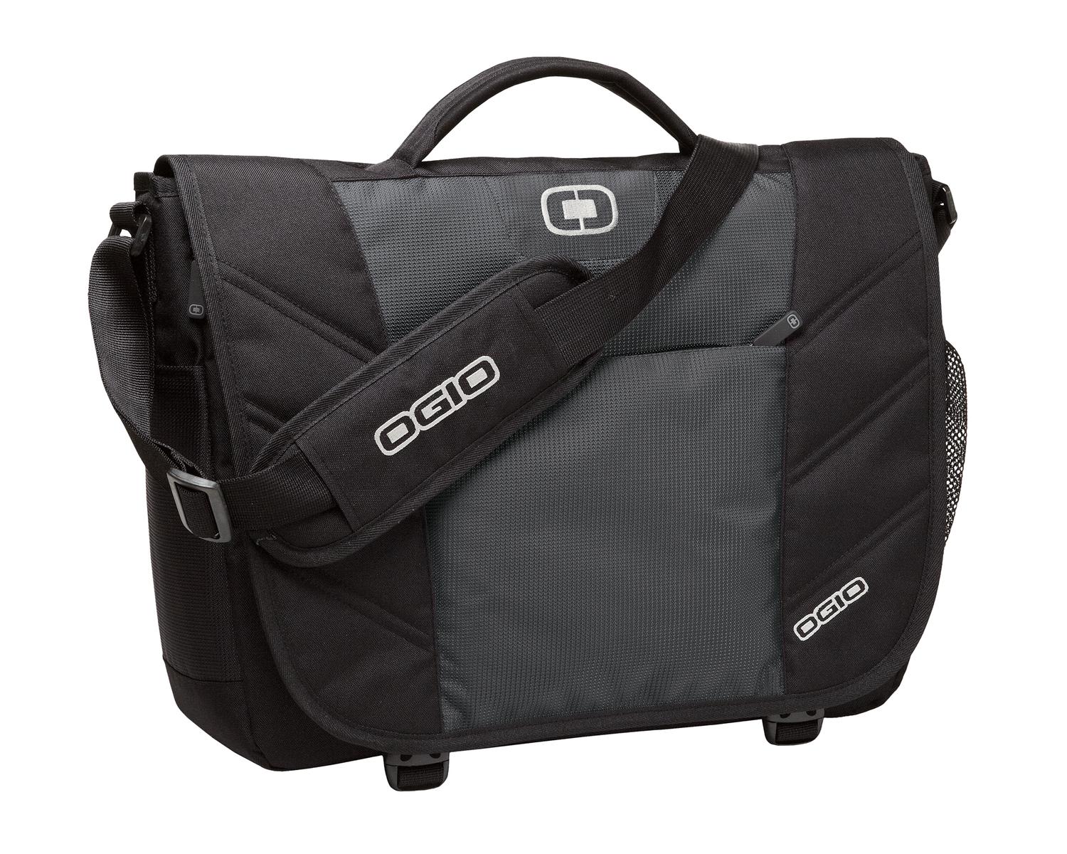 DISCONTINUED OGIO - Upton Messenger. 417015 - Diesel Grey - front