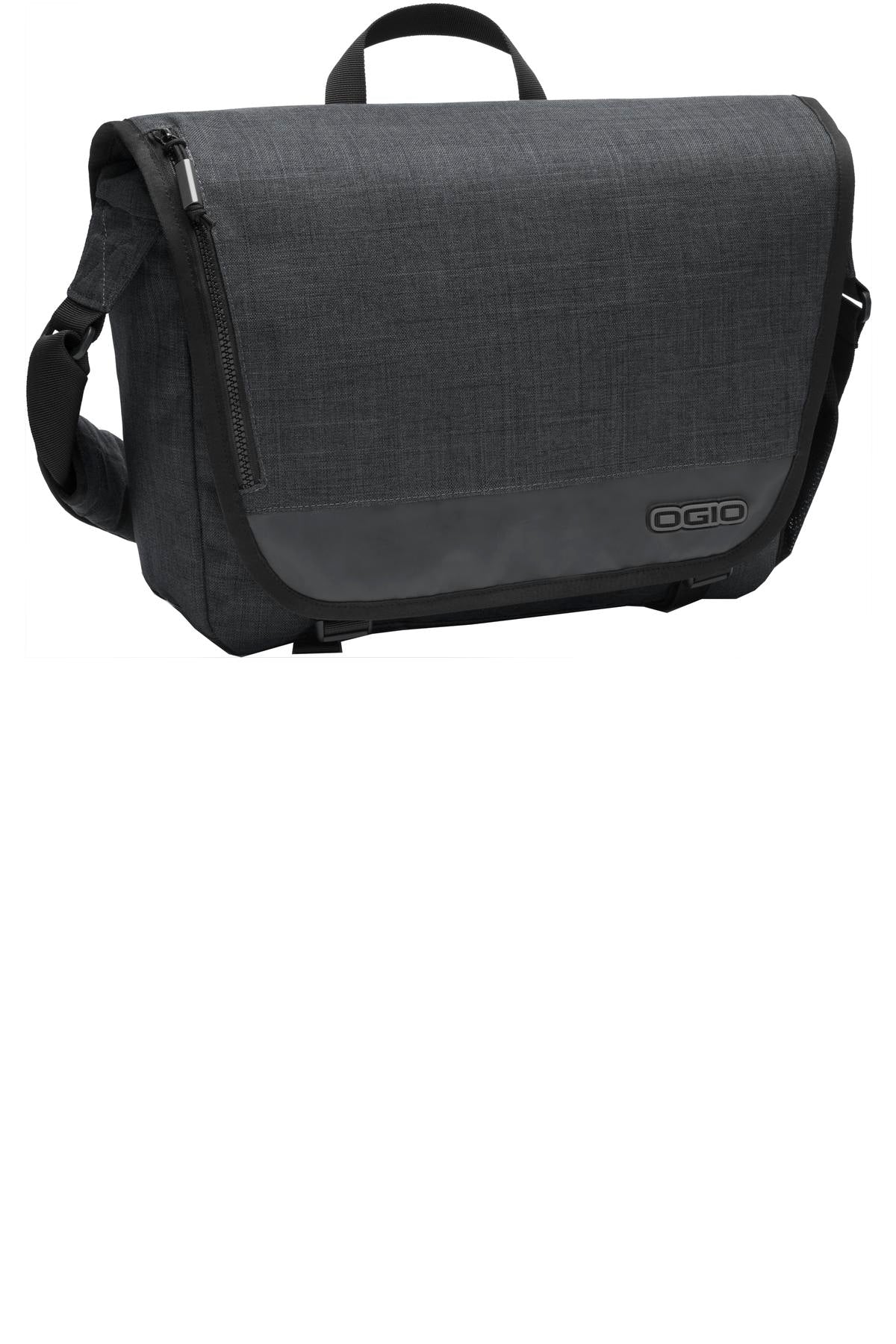 OGIO Sly Messenger. 417041 - Heather Grey - front