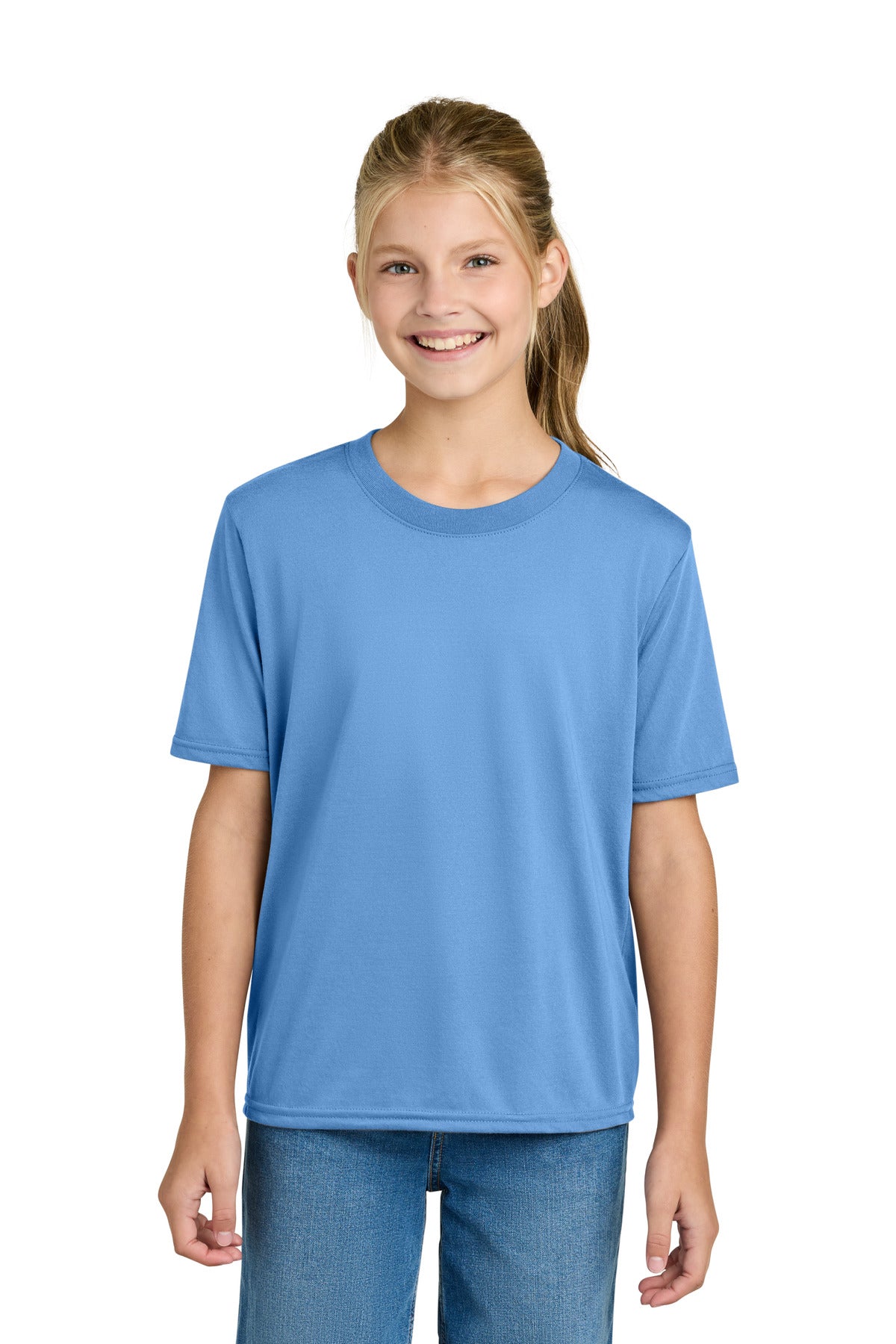 Gildan Youth Gildan Performance T-Shirt. 42000B - Carolina Blue - front