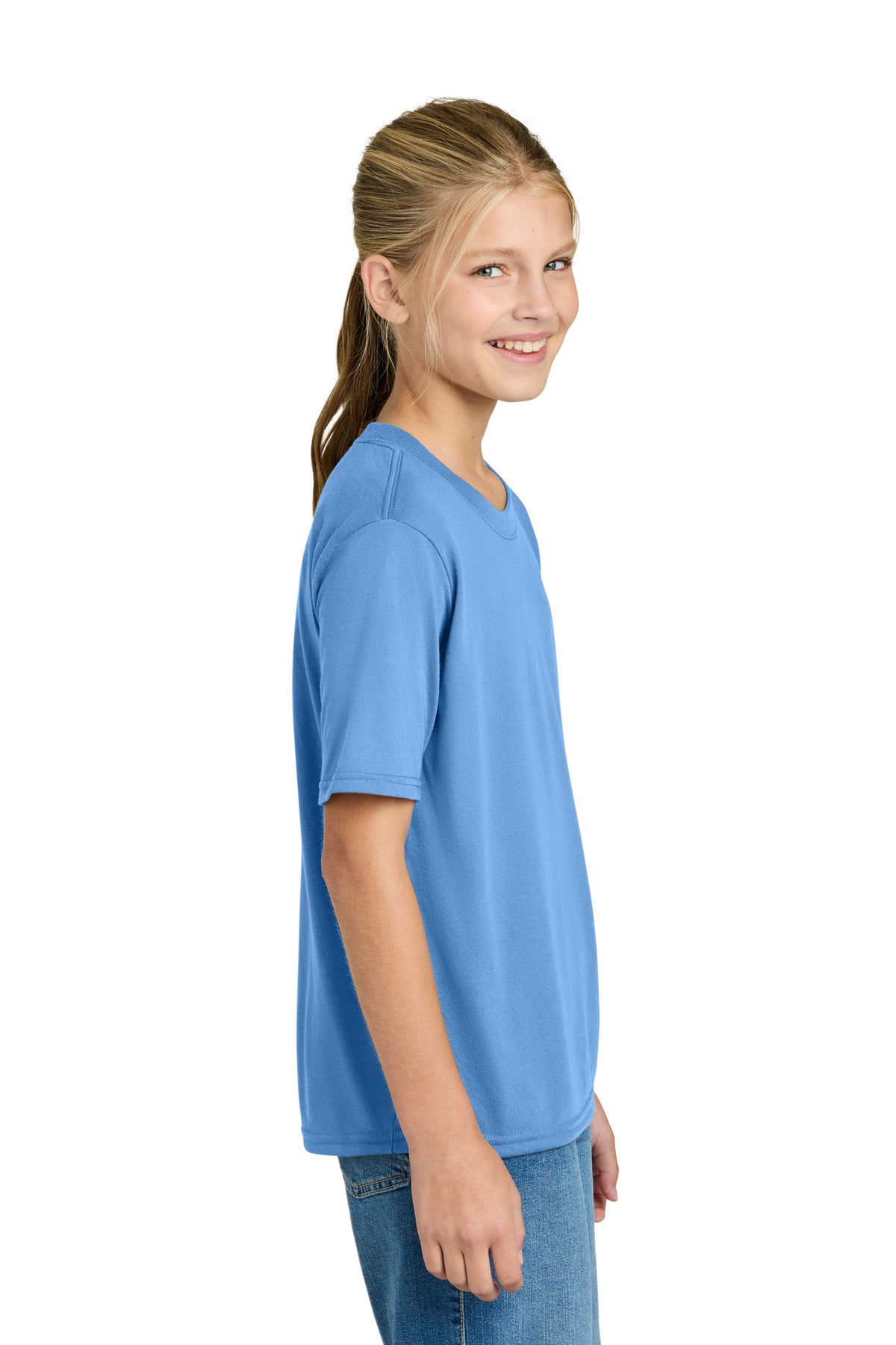 Gildan Youth Gildan Performance T-Shirt. 42000B - Carolina Blue - side