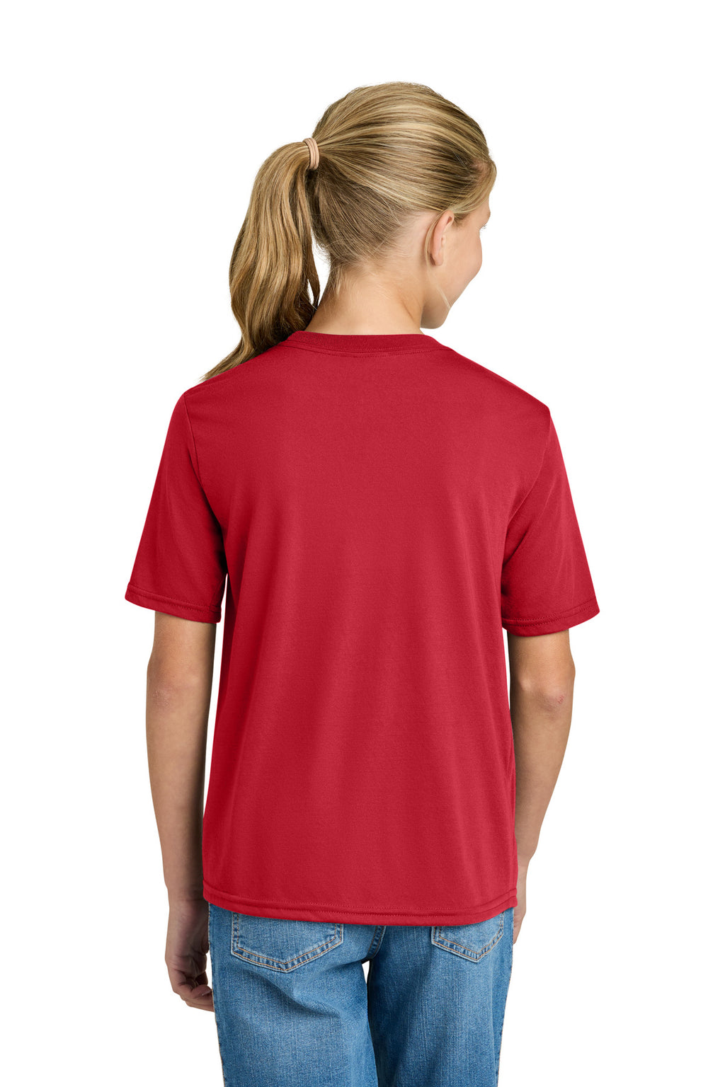 Gildan Youth Gildan Performance T-Shirt. 42000B - Red - back
