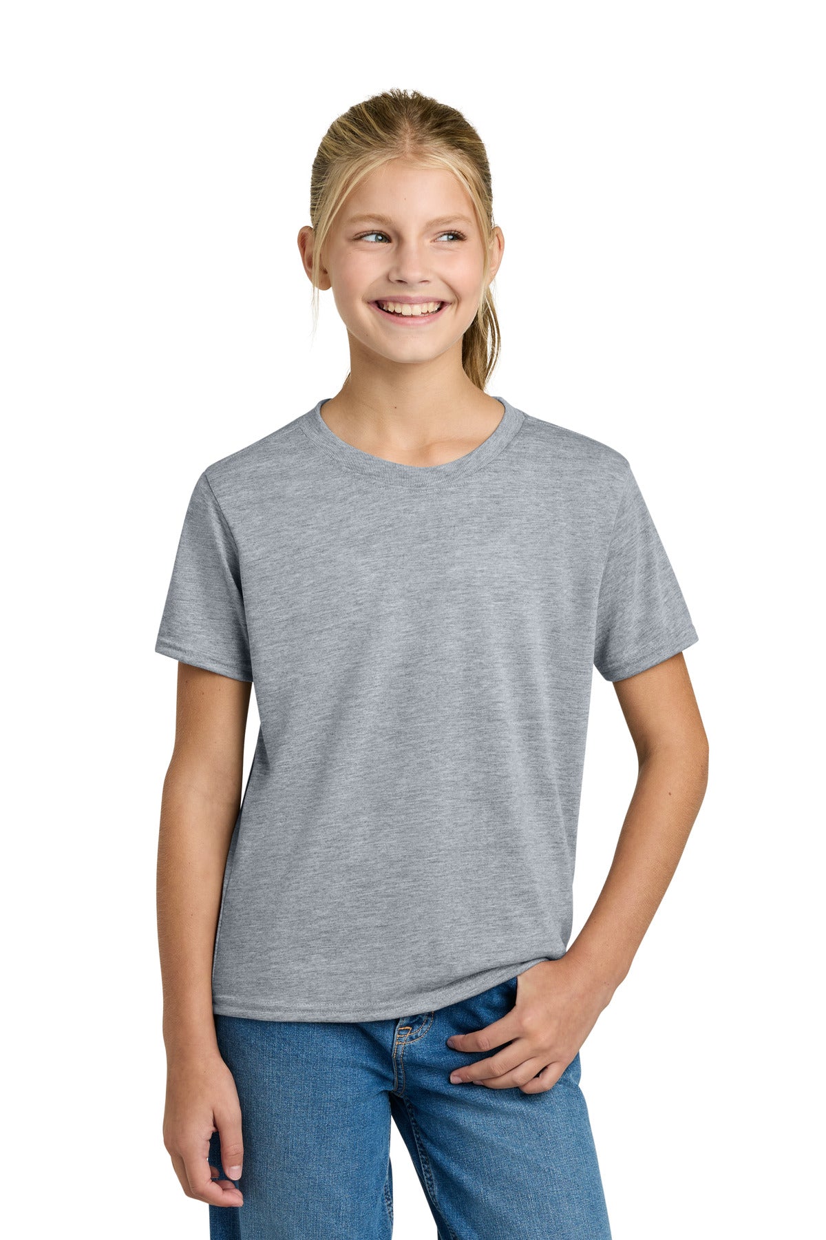 Gildan Youth Gildan Performance T-Shirt. 42000B - Sport Grey - front