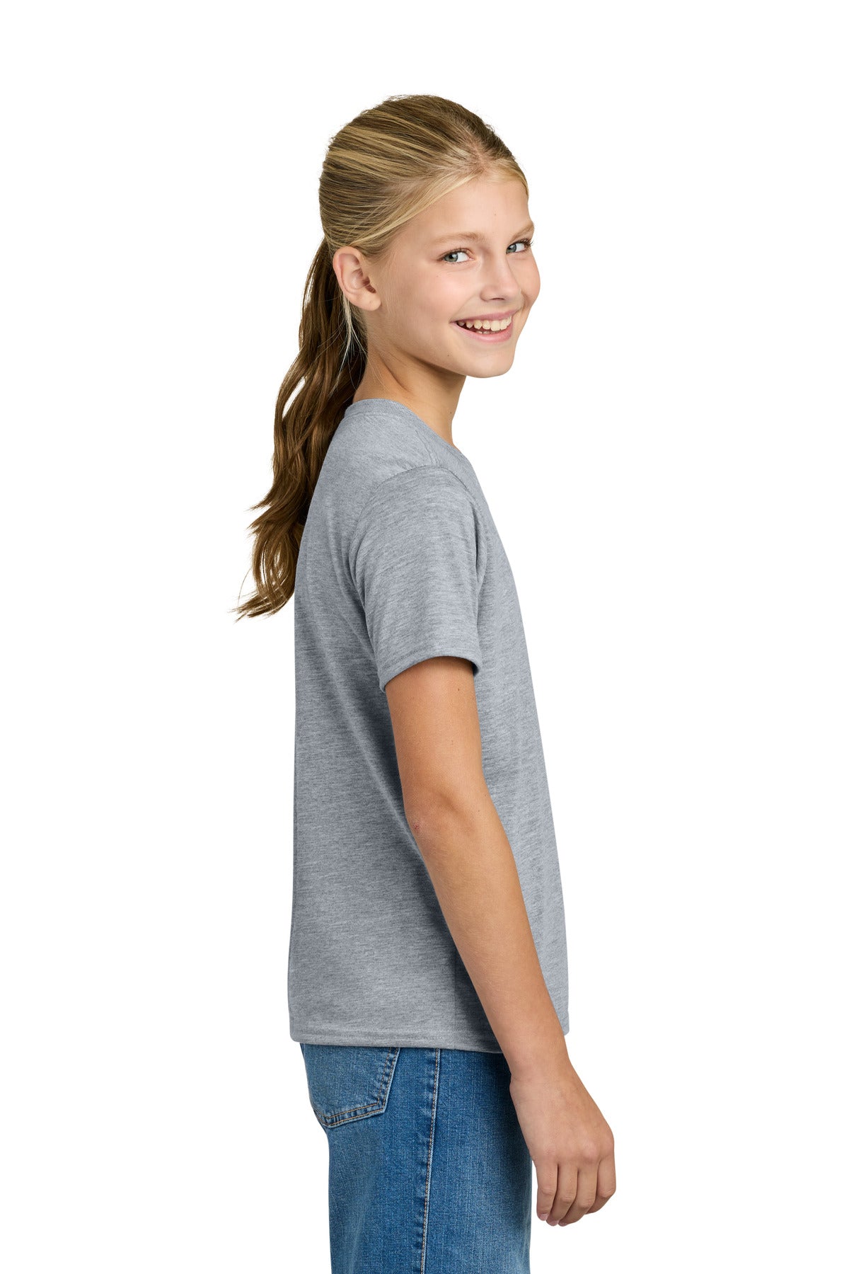 Gildan Youth Gildan Performance T-Shirt. 42000B - Sport Grey - side