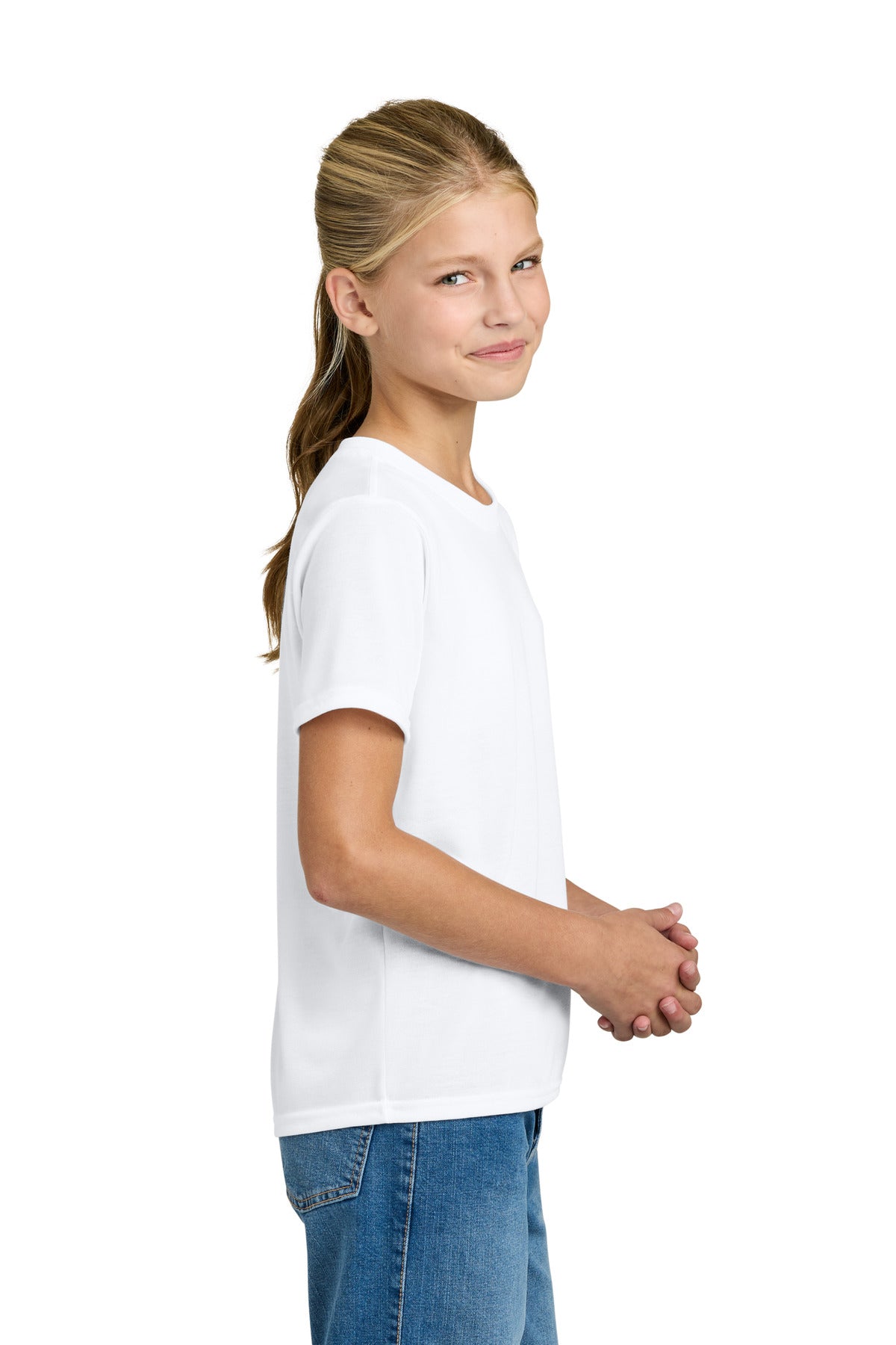 Gildan Youth Gildan Performance T-Shirt. 42000B - White - side