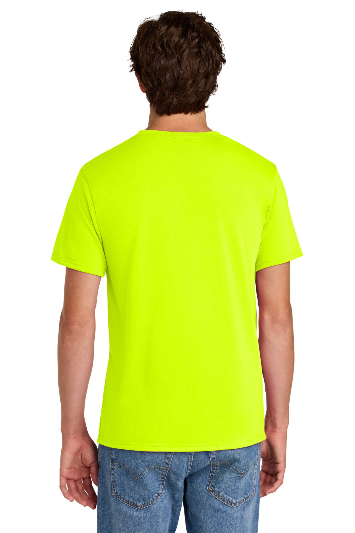 Gildan Gildan Performance T-Shirt. 42000 - Safety Green - back