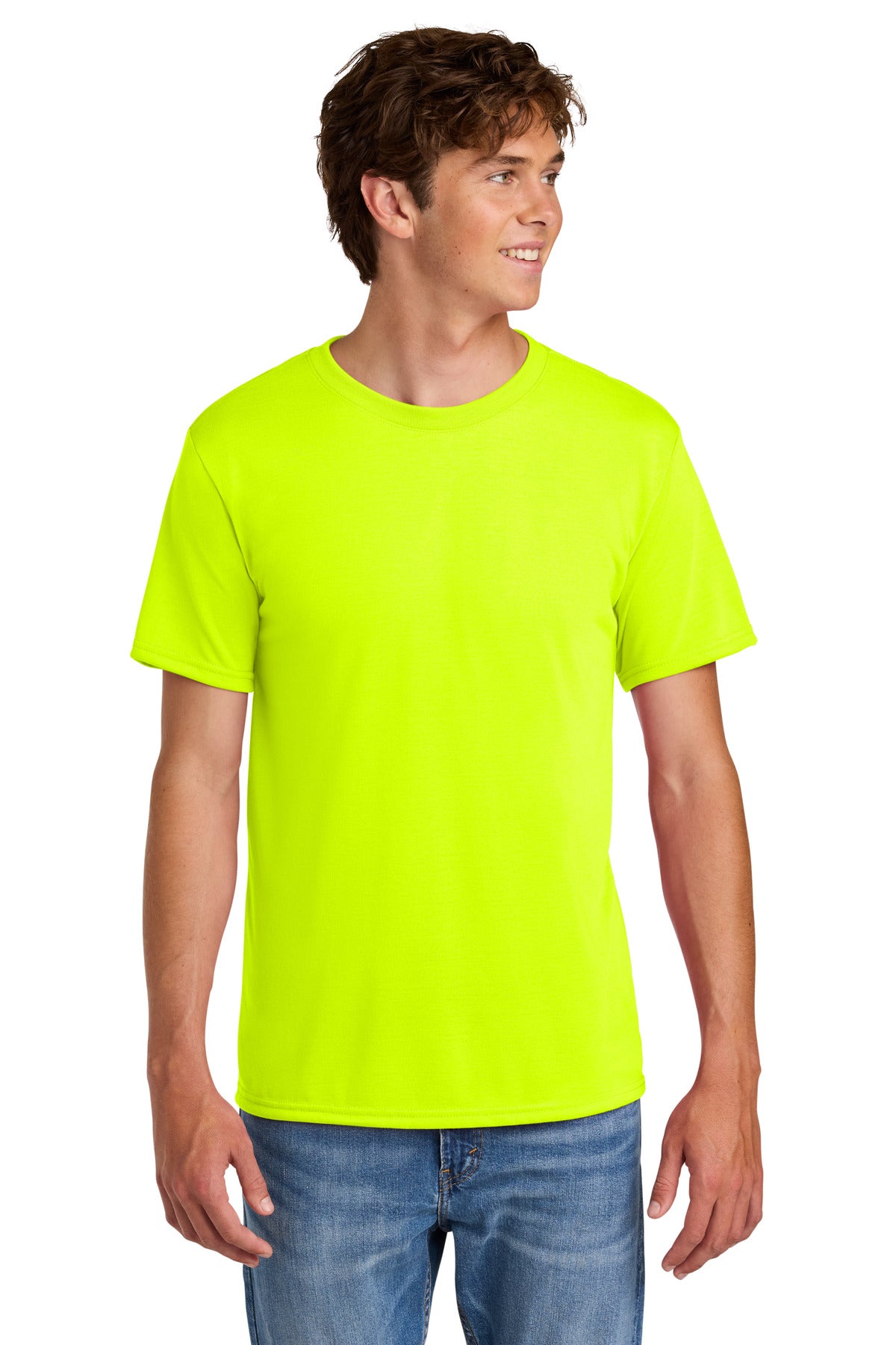 Gildan Gildan Performance T-Shirt. 42000 - Safety Green - front
