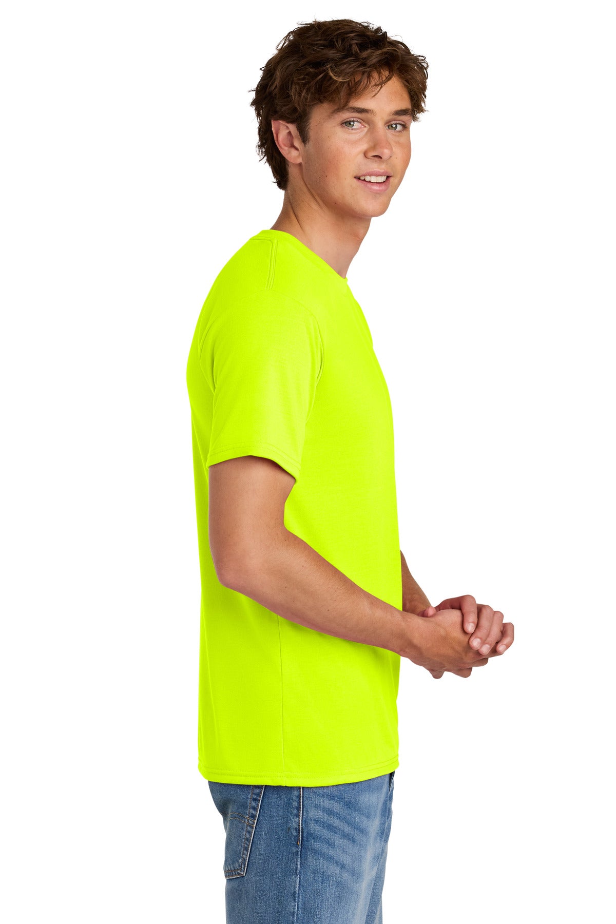 Gildan Gildan Performance T-Shirt. 42000 - Safety Green - side