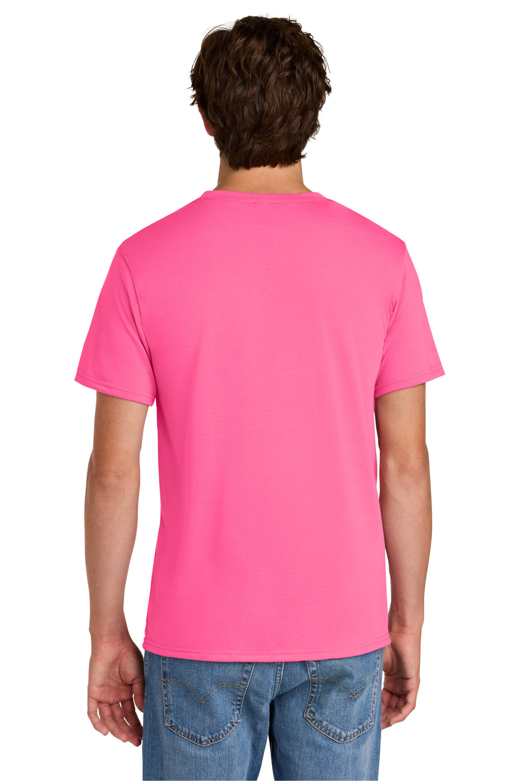 Gildan Gildan Performance T-Shirt. 42000 - Safety Pink - back