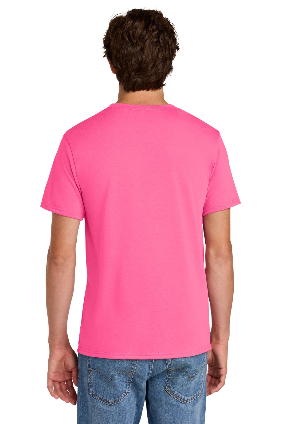 Gildan Gildan Performance T-Shirt. 42000 - Safety Pink - back