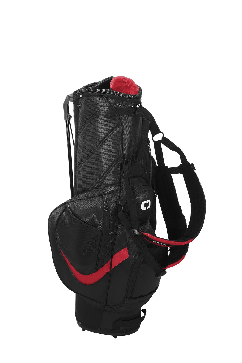 OGIO Vision 2.0 Golf Bag     425044 - Black/ Red - back