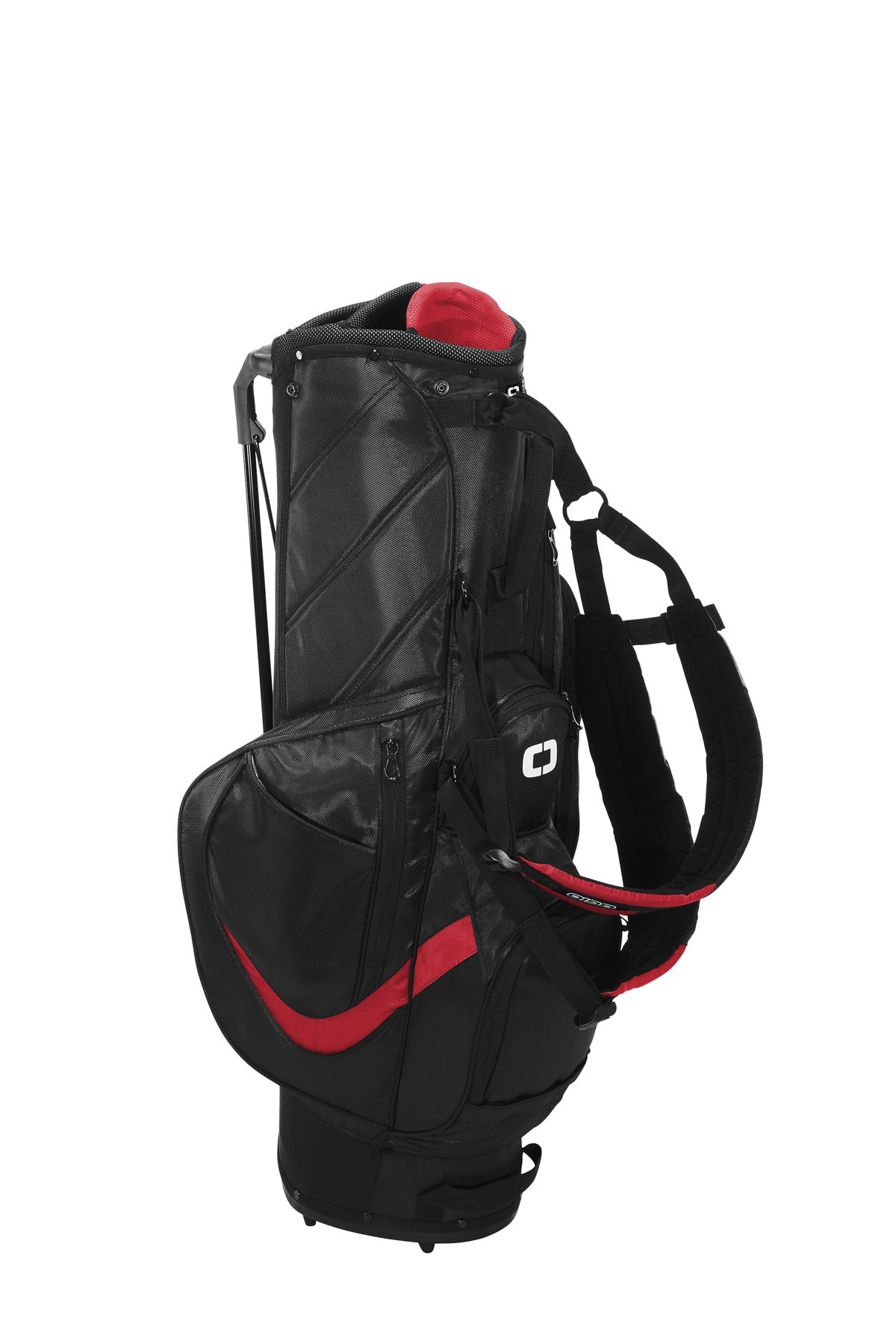 OGIO Vision 2.0 Golf Bag     425044 - Black/ Red - back