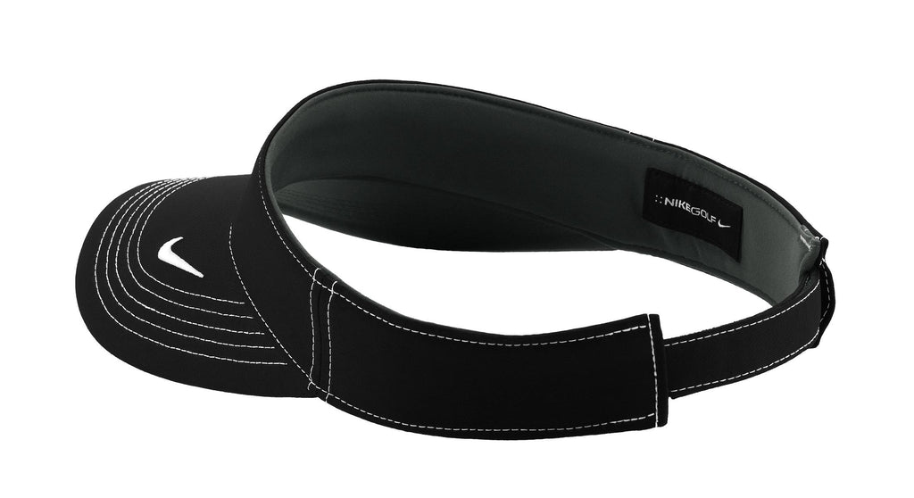 DISCONTINUED Nike Dri-FIT Swoosh Visor. 429466 - Black - back