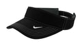 DISCONTINUED Nike Dri-FIT Swoosh Visor. 429466 - Black - front