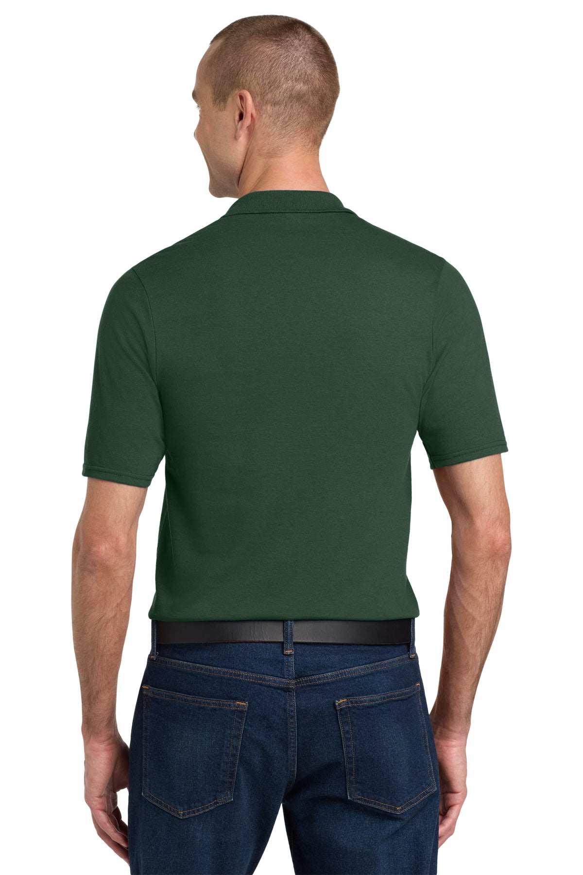 Jerzees Dri-Power Pocket Sport Shirt. 436MP - Forest Green - back