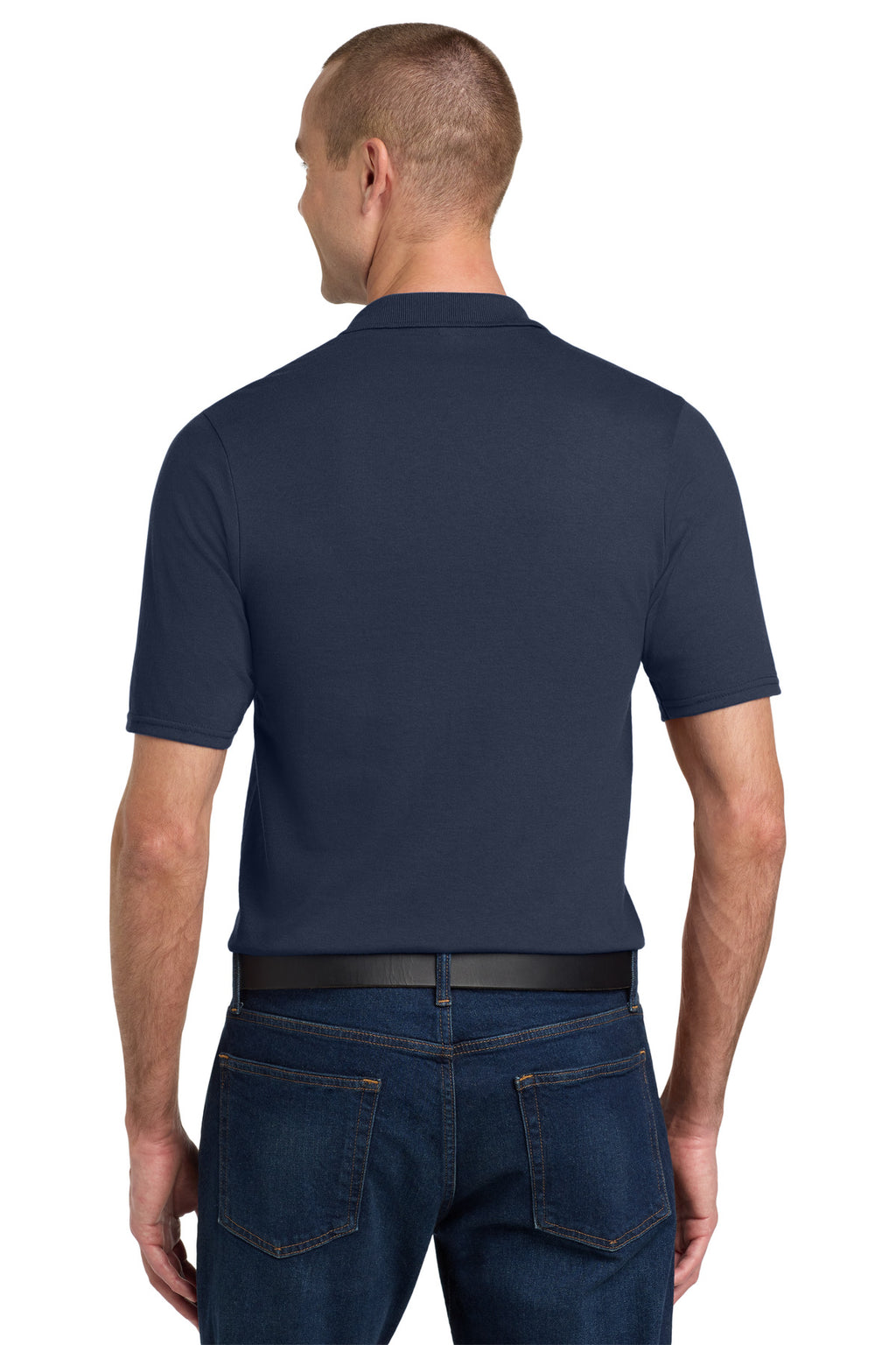 Jerzees Dri-Power Pocket Sport Shirt. 436MP - J. Navy - back