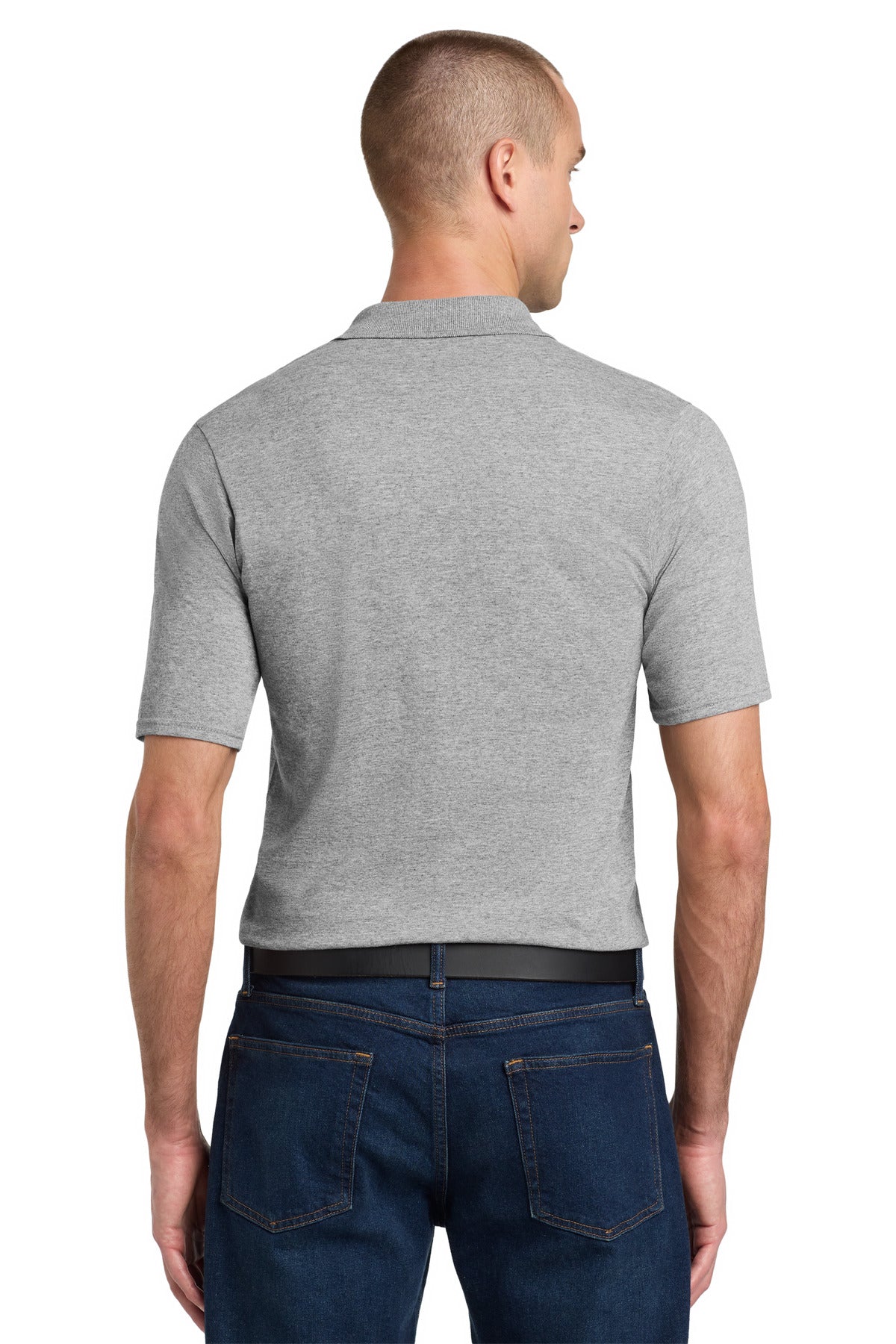 Jerzees Dri-Power Pocket Sport Shirt. 436MP - Oxford - back