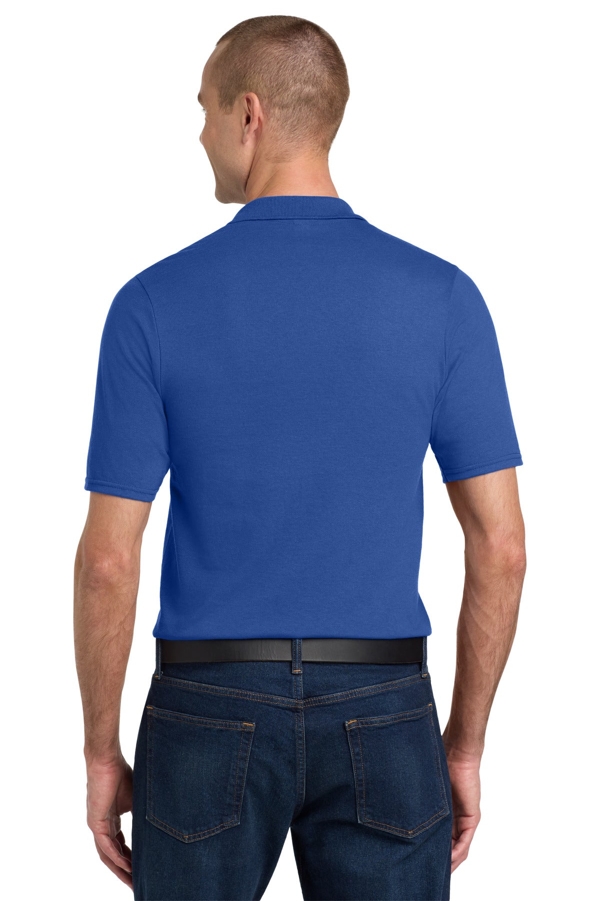 Jerzees Dri-Power Pocket Sport Shirt. 436MP - Royal - back