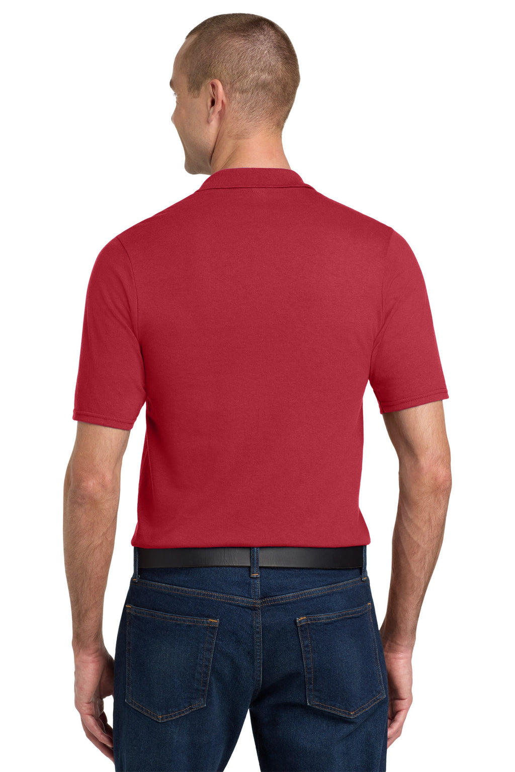 Jerzees Dri-Power Pocket Sport Shirt. 436MP - True Red - back