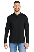 Jerzees Dri-Power Long Sleeve Sport Shirt 437LS - Black - front
