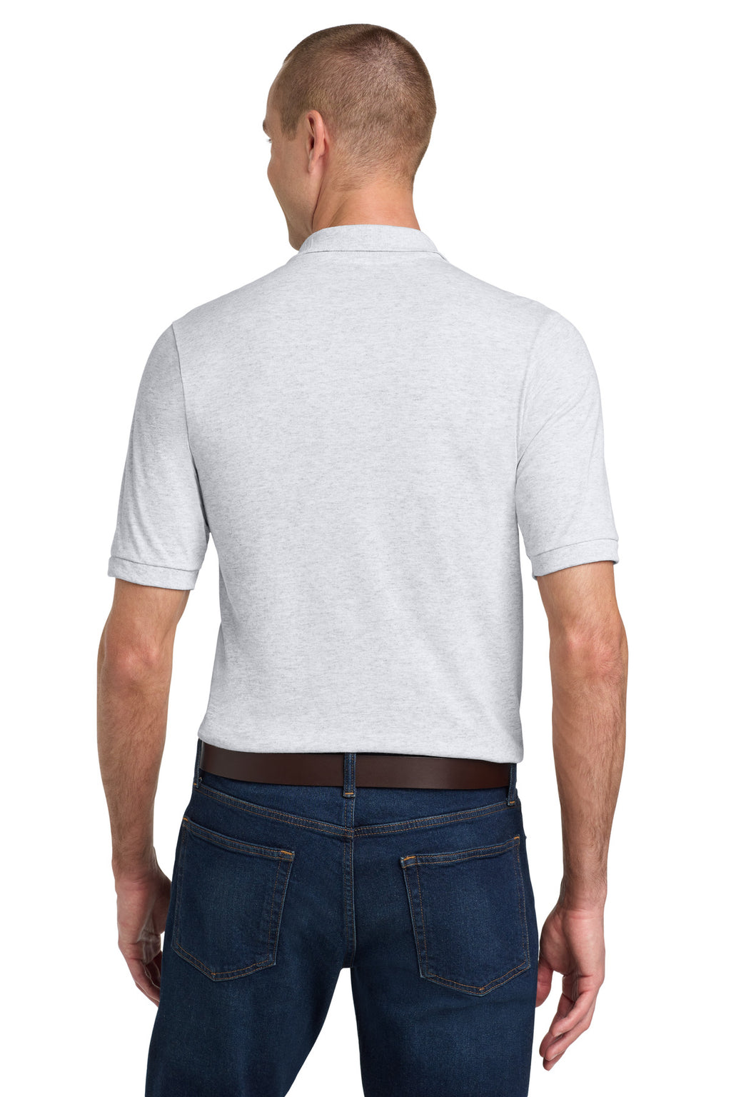 Jerzees Dri-Power Sport Shirt. 437M - Ash - back