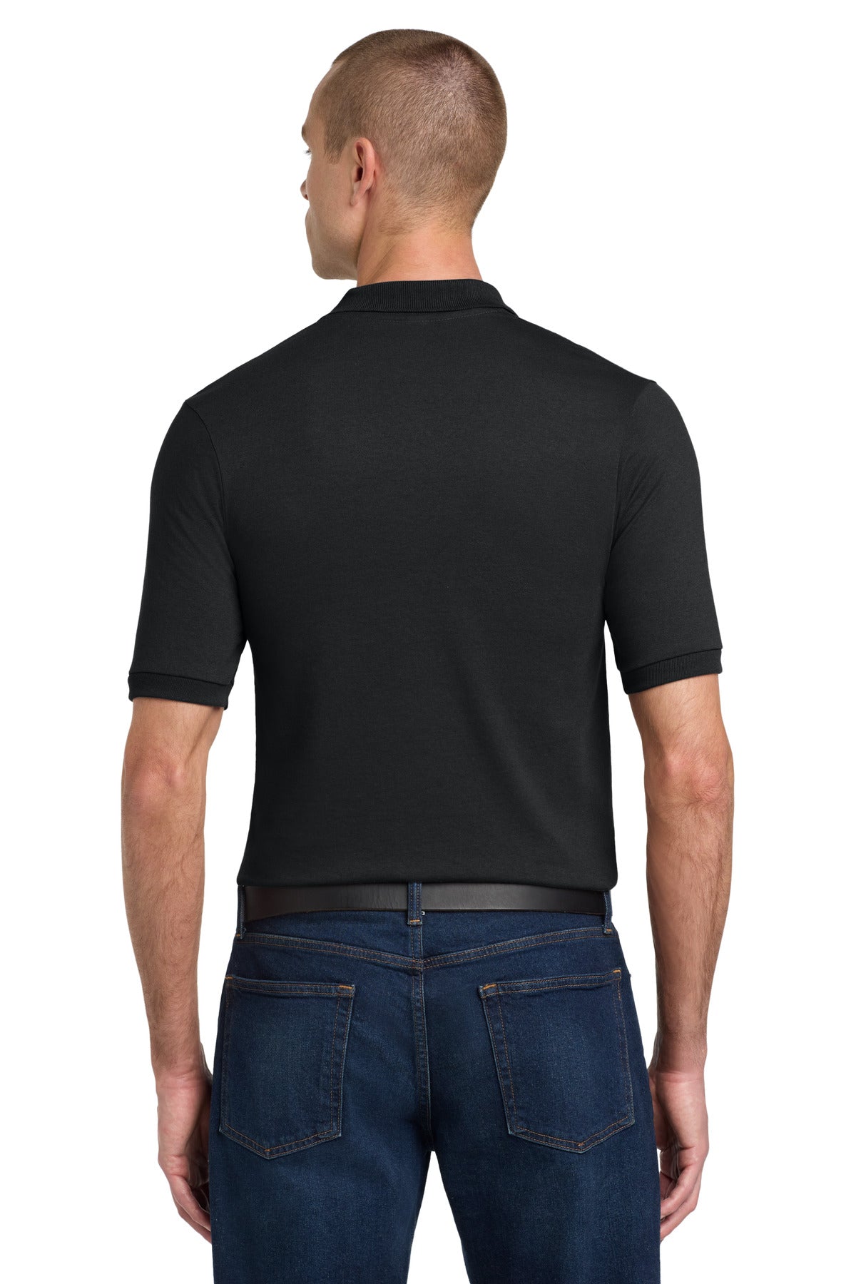 Jerzees Dri-Power Sport Shirt. 437M - Black - back