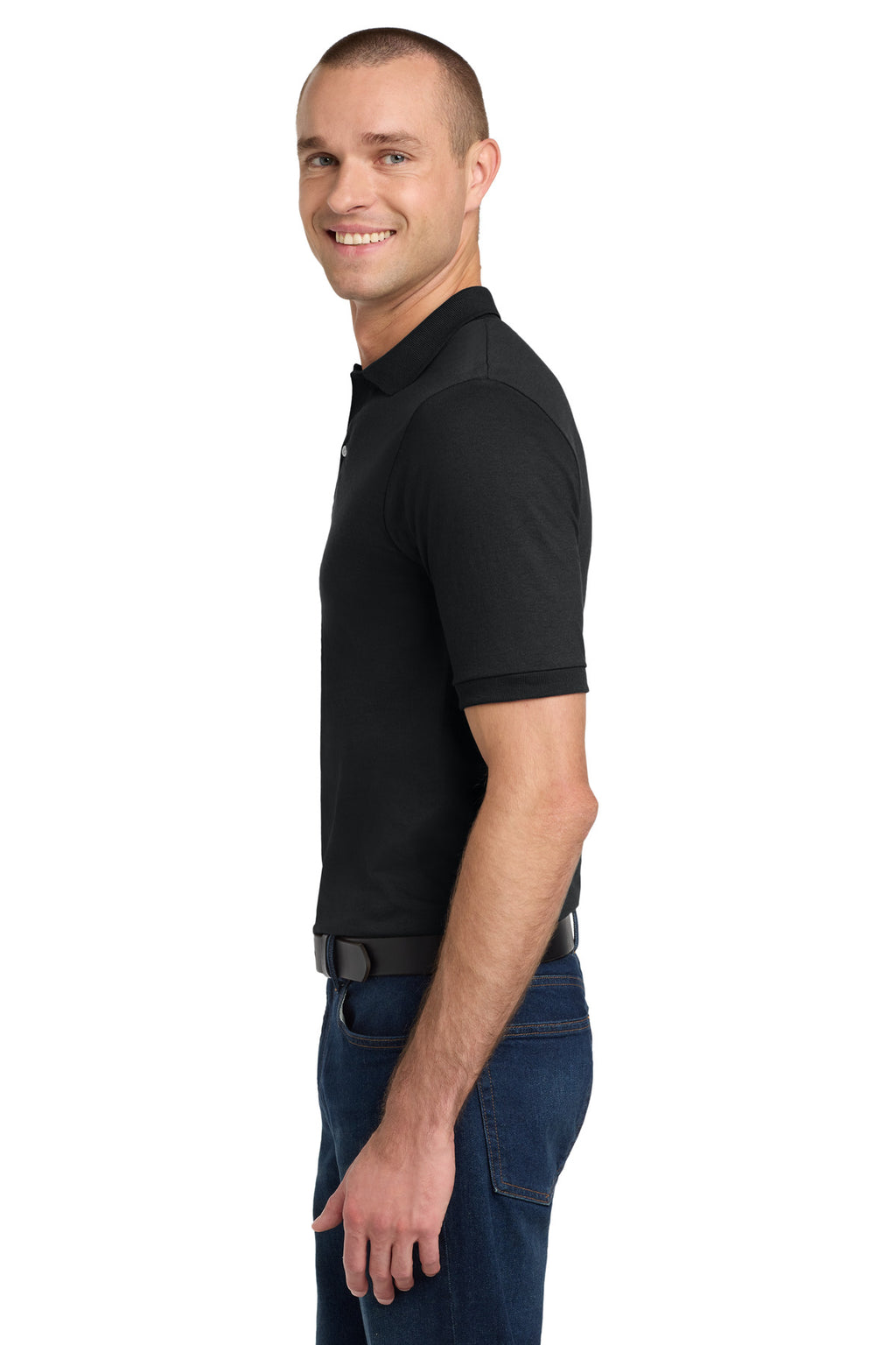 Jerzees Dri-Power Sport Shirt. 437M - Black - side