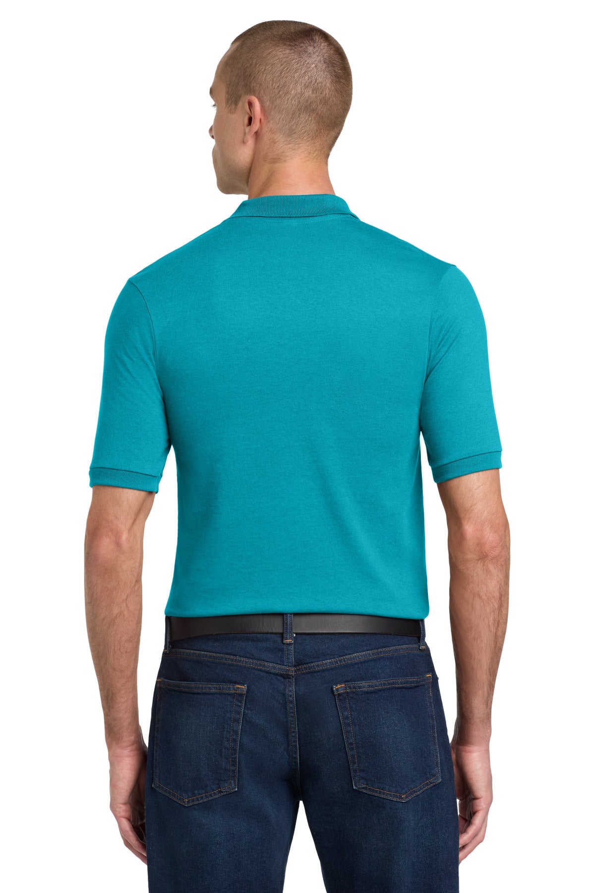 Jerzees Dri-Power Sport Shirt. 437M - California Blue - back