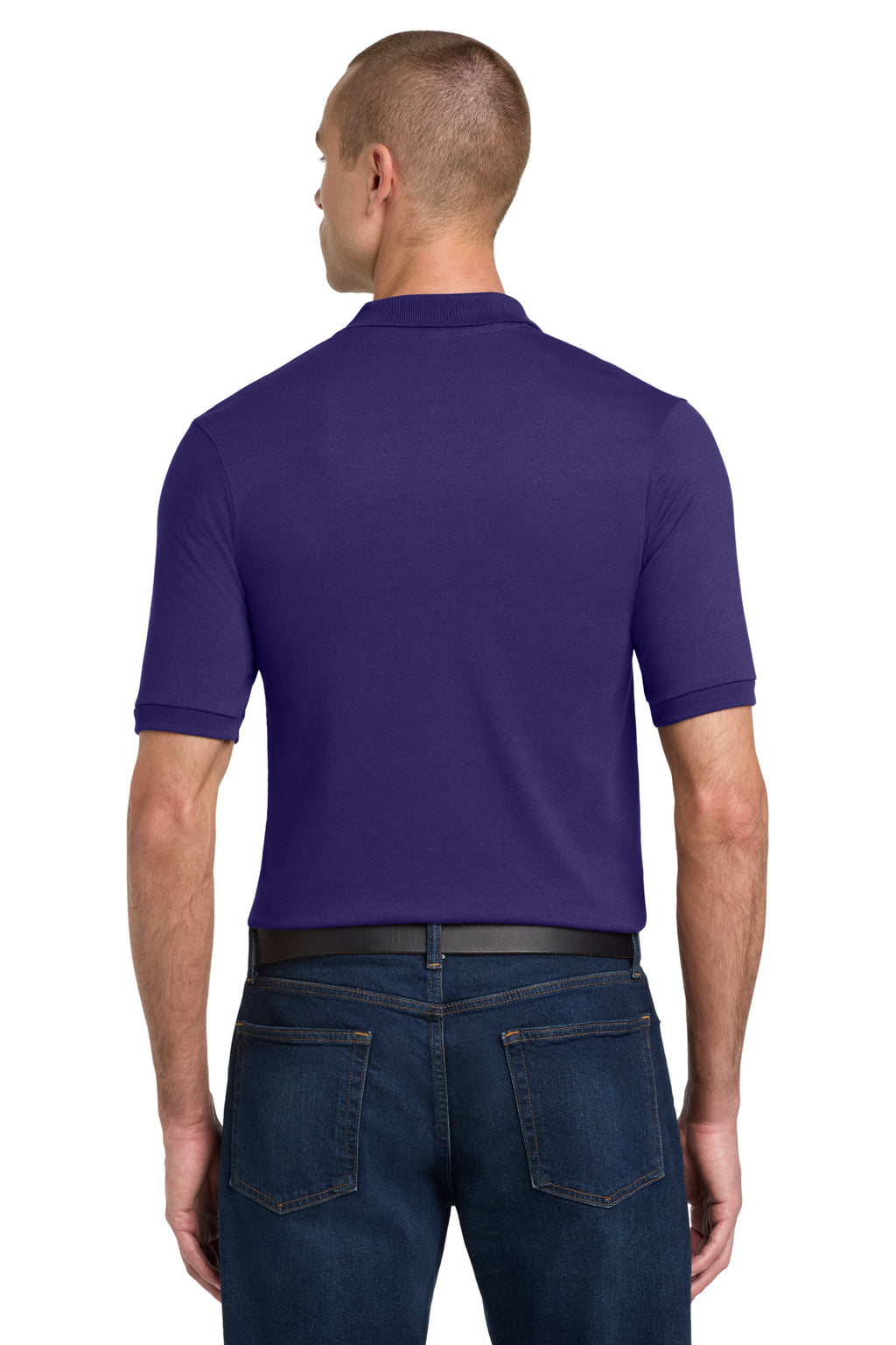 Jerzees Dri-Power Sport Shirt. 437M - Deep Purple - back