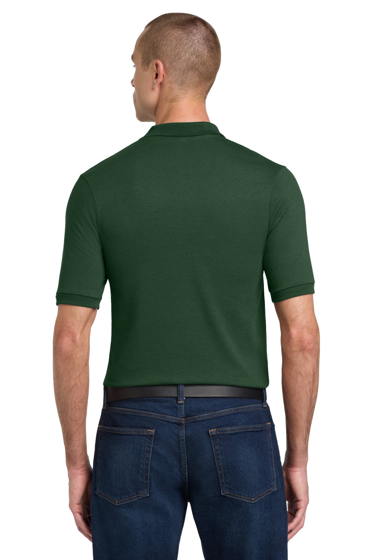 Jerzees Dri-Power Sport Shirt. 437M - Forest - back