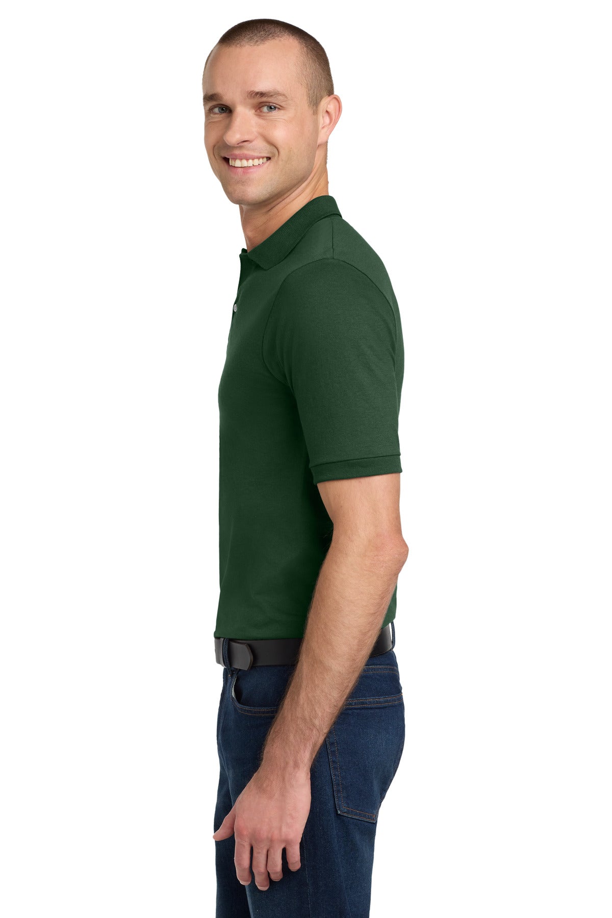 Jerzees Dri-Power Sport Shirt. 437M - Forest - side