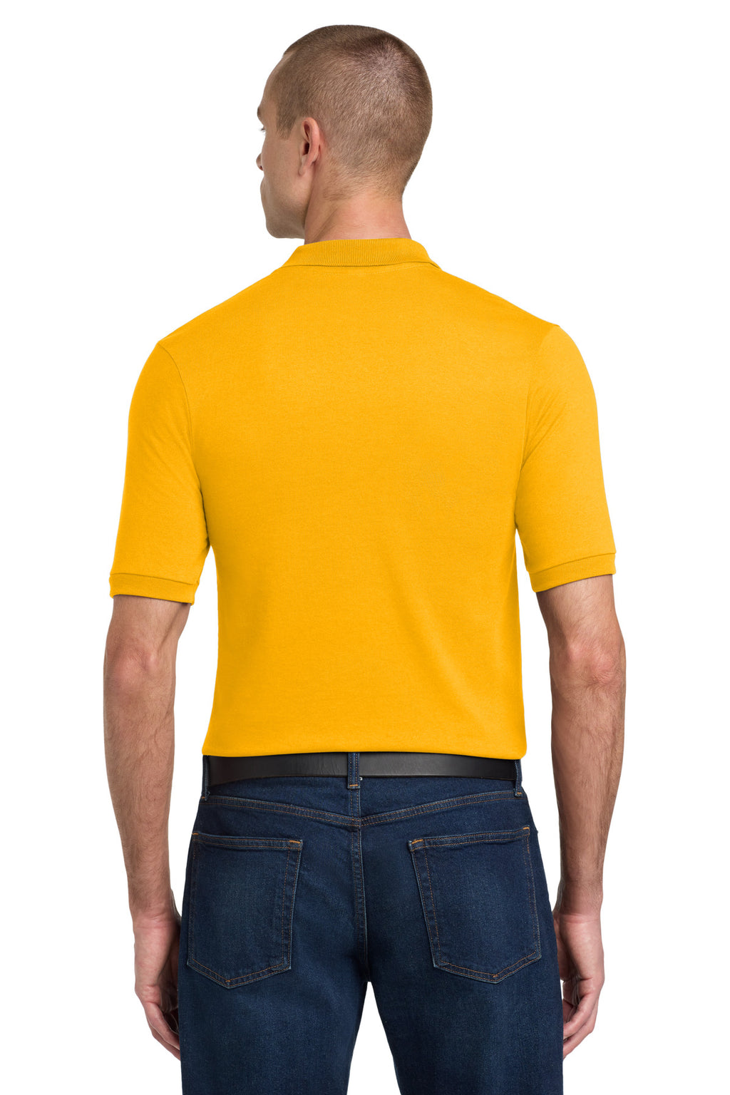 Jerzees Dri-Power Sport Shirt. 437M - Gold - back