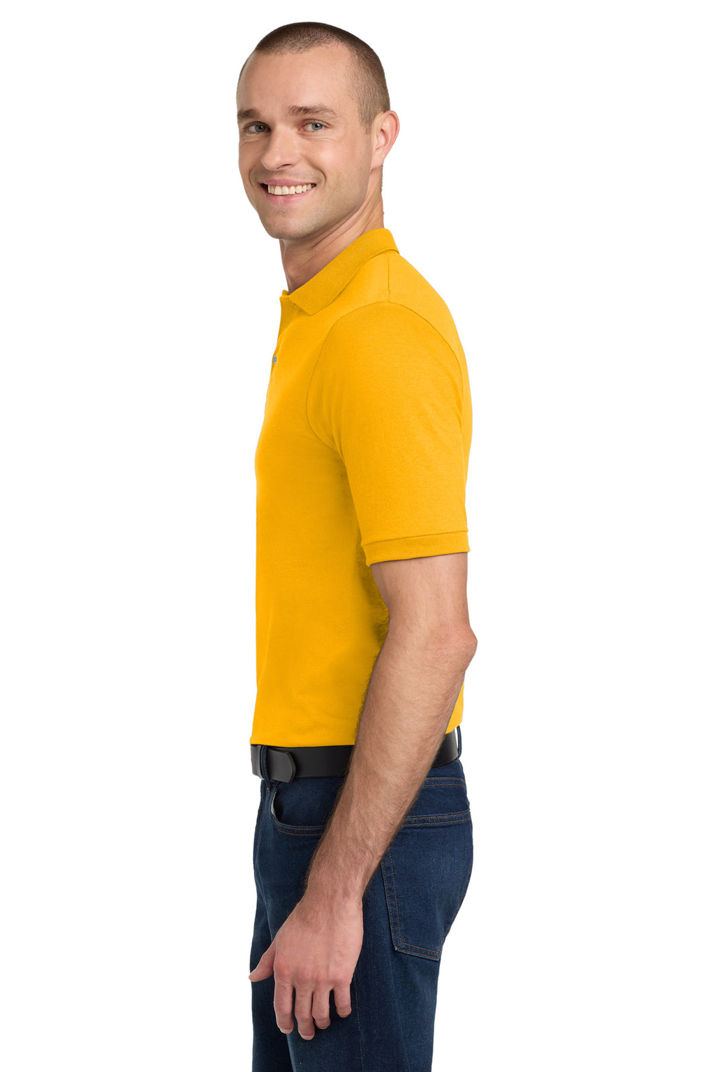 Jerzees Dri-Power Sport Shirt. 437M - Gold - side