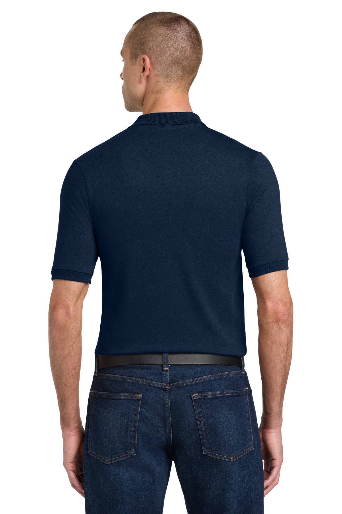 Jerzees Dri-Power Sport Shirt. 437M - J. Navy - back