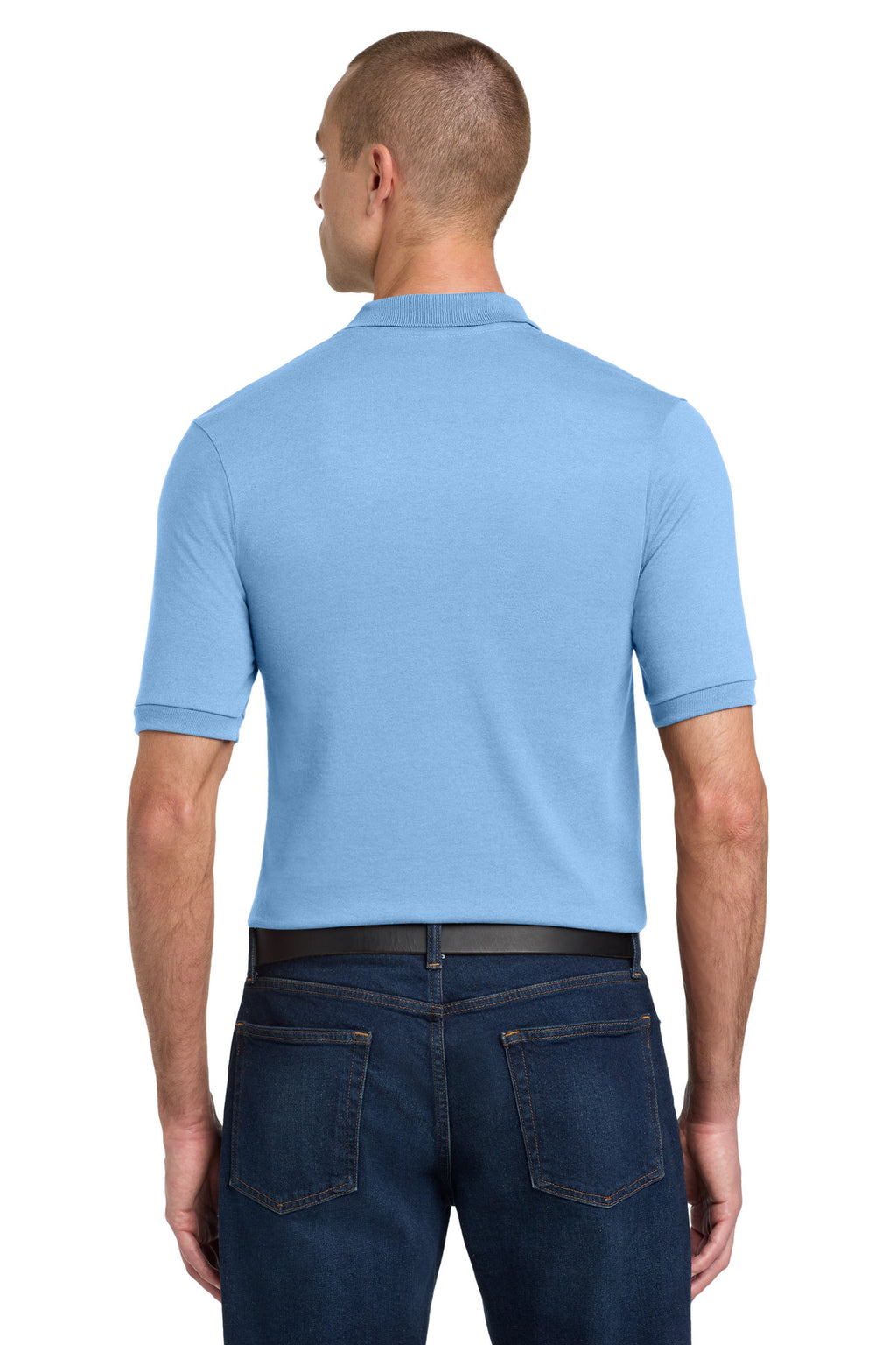 Jerzees Dri-Power Sport Shirt. 437M - Light Blue - back