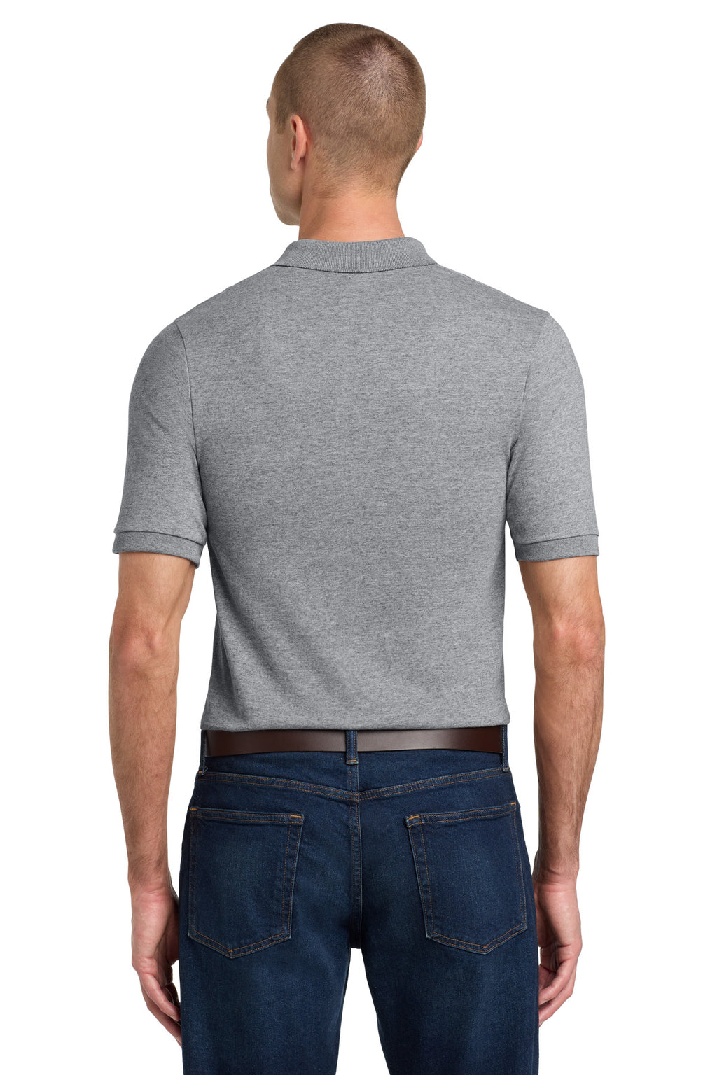 Jerzees Dri-Power Sport Shirt. 437M - Oxford - back