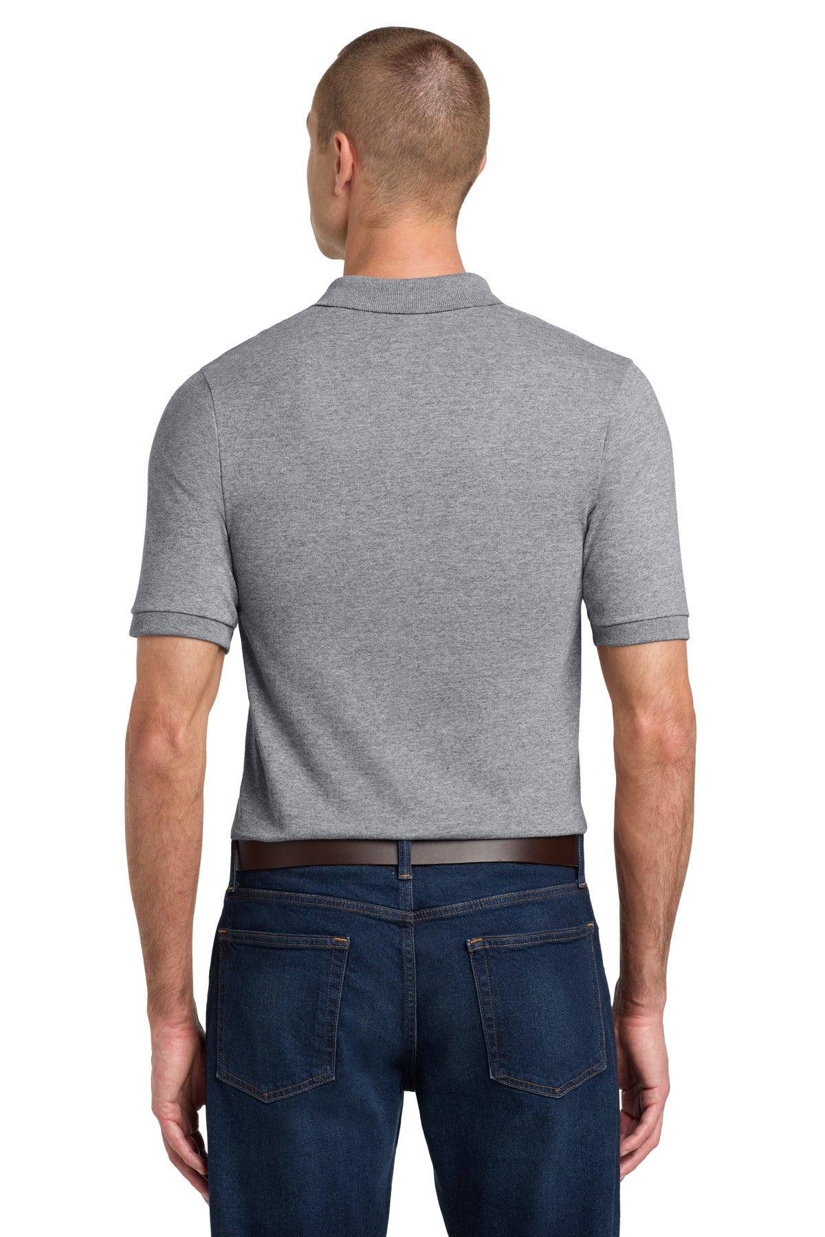 Jerzees Dri-Power Sport Shirt. 437M - Oxford - back