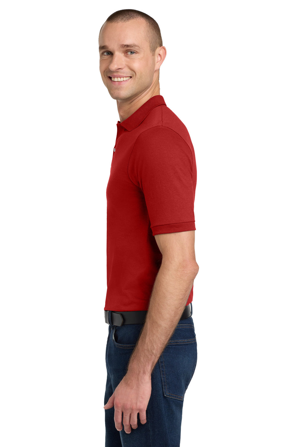 Jerzees Dri-Power Sport Shirt. 437M - True Red - side