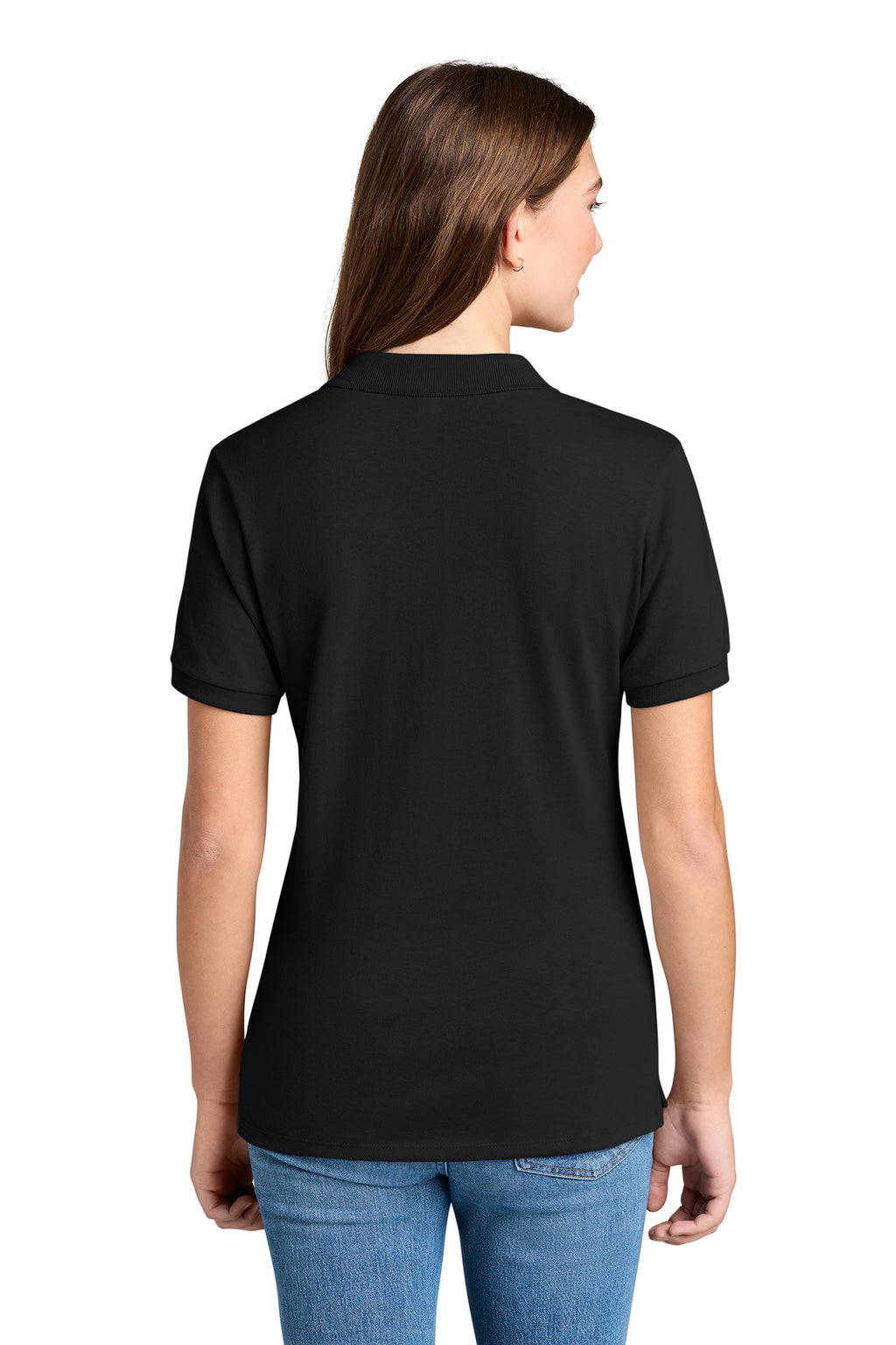 Jerzees Women's Dri-Power Sport Shirt 437W - Black - back