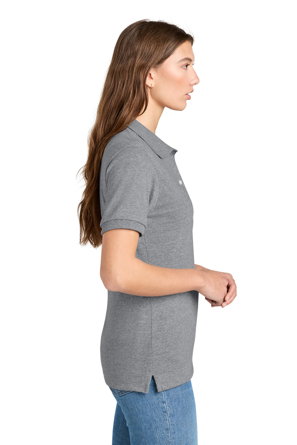Jerzees Women's Dri-Power Sport Shirt 437W - Oxford - side
