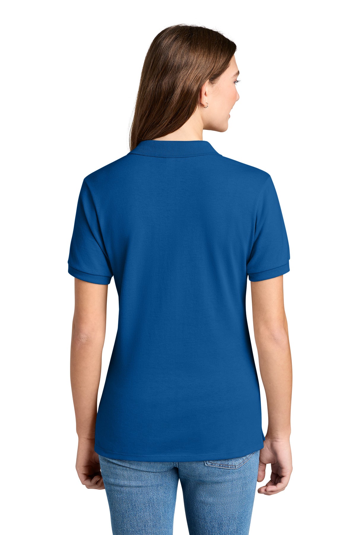 Jerzees Women's Dri-Power Sport Shirt 437W - Royal - back