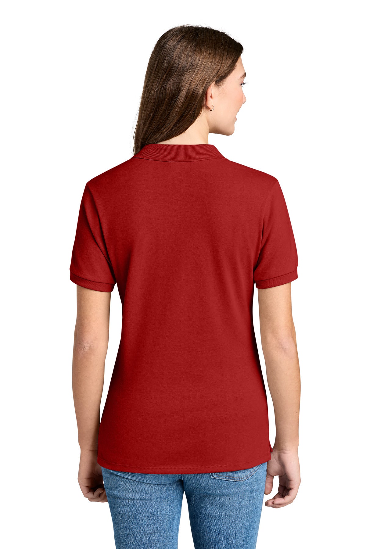 Jerzees Women's Dri-Power Sport Shirt 437W - True Red - back
